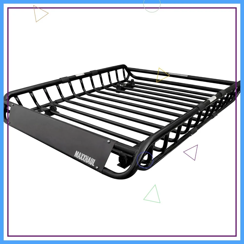 46" x 36" x 4.5" Roof Cargo Basket, Universal Fit for Cars SUVs Vans RVs, 150 lb Capacity, Easy Install
46" x 36" x 4.5" Roof Cargo Basket, Universal Fit for Cars SUVs Vans RVs, 150 lb Capacity, Easy Install