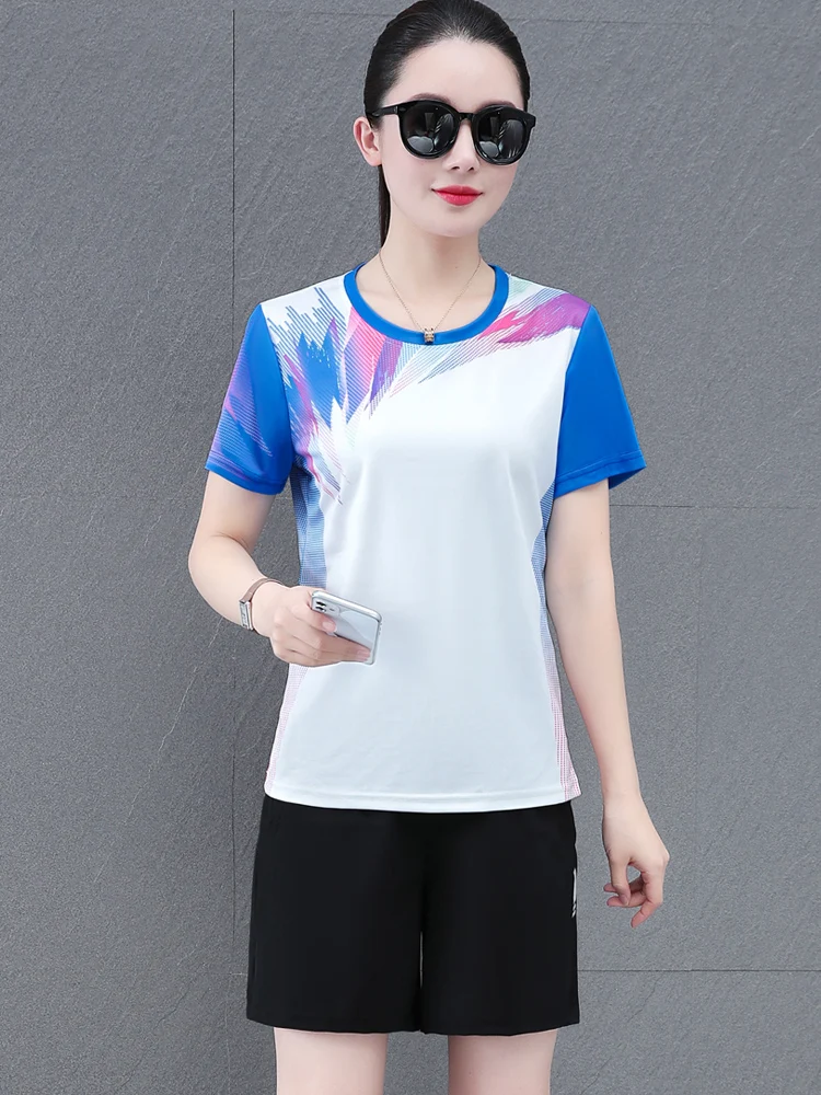 Qui Dry ort Sve orts Casual Fitn Running Two Piece Set Women Summer New Sle Thin Model Sportswear Ensemble
Qui Dry ort Sve orts Casual Fitn Running Two Piece Set Women Summer New Sle Thin Model Sportswear Ensemble