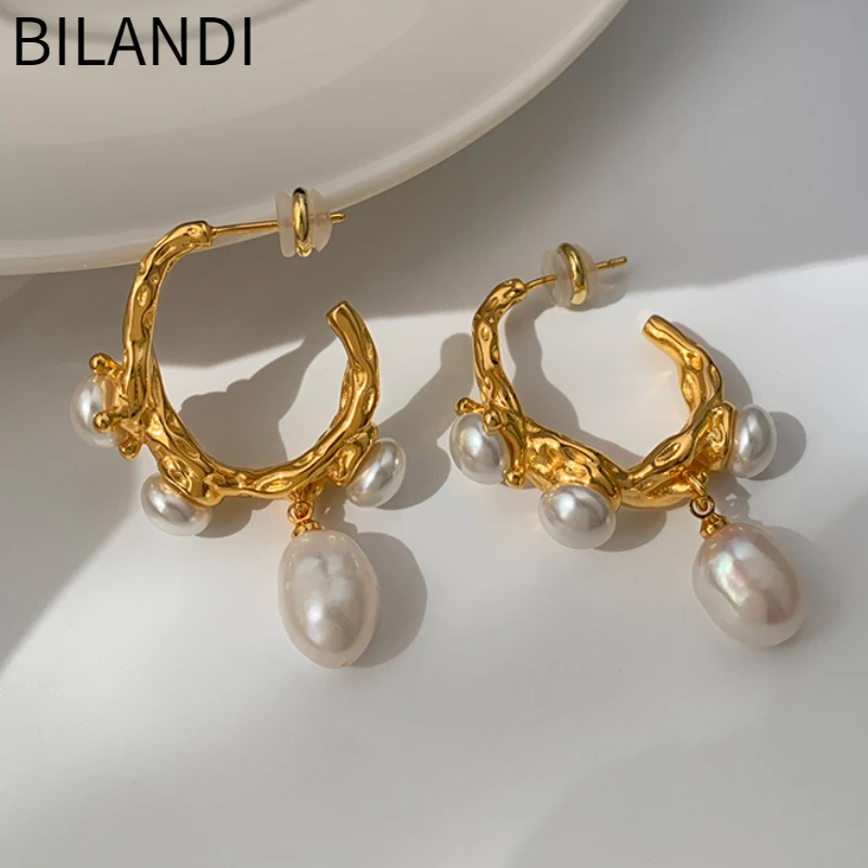 Modern Jewelry Popular Style Big Metal Gold Color Dangle Simulated Pearl Earrings For Women 2023 Trend New Party Gifts
Modern Jewelry Popular Style Big Metal Gold Color Dangle Simulated Pearl Earrings For Women 2023 Trend New Party Gifts