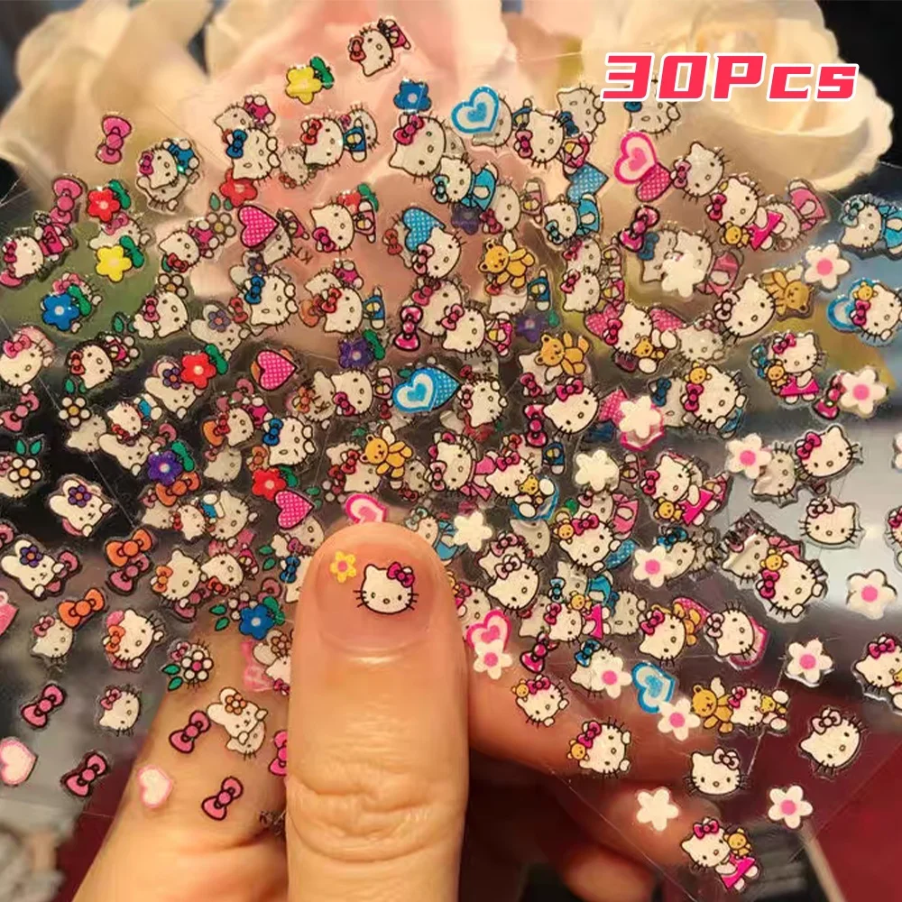 30 шт. Miniso Kawaii 3D блестящие наклейки для ногтей Hello Kitty мультяшный дизайн для наклеек для ногтей поставки KT Cat наклейки пресс на ногти^
30 шт. Miniso Kawaii 3D блестящие наклейки для ногтей Hello Kitty мультяшный дизайн для наклеек для ногтей поставки KT Cat наклейки пресс на ногти^