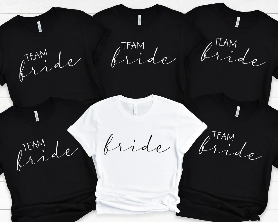 Bride Shirt Bride to Be Shirt Team Bride T-shirt Bride Gift Ideas Bridal Party Ideas Bachelorette Party
Bride Shirt Bride to Be Shirt Team Bride T-shirt Bride Gift Ideas Bridal Party Ideas Bachelorette Party