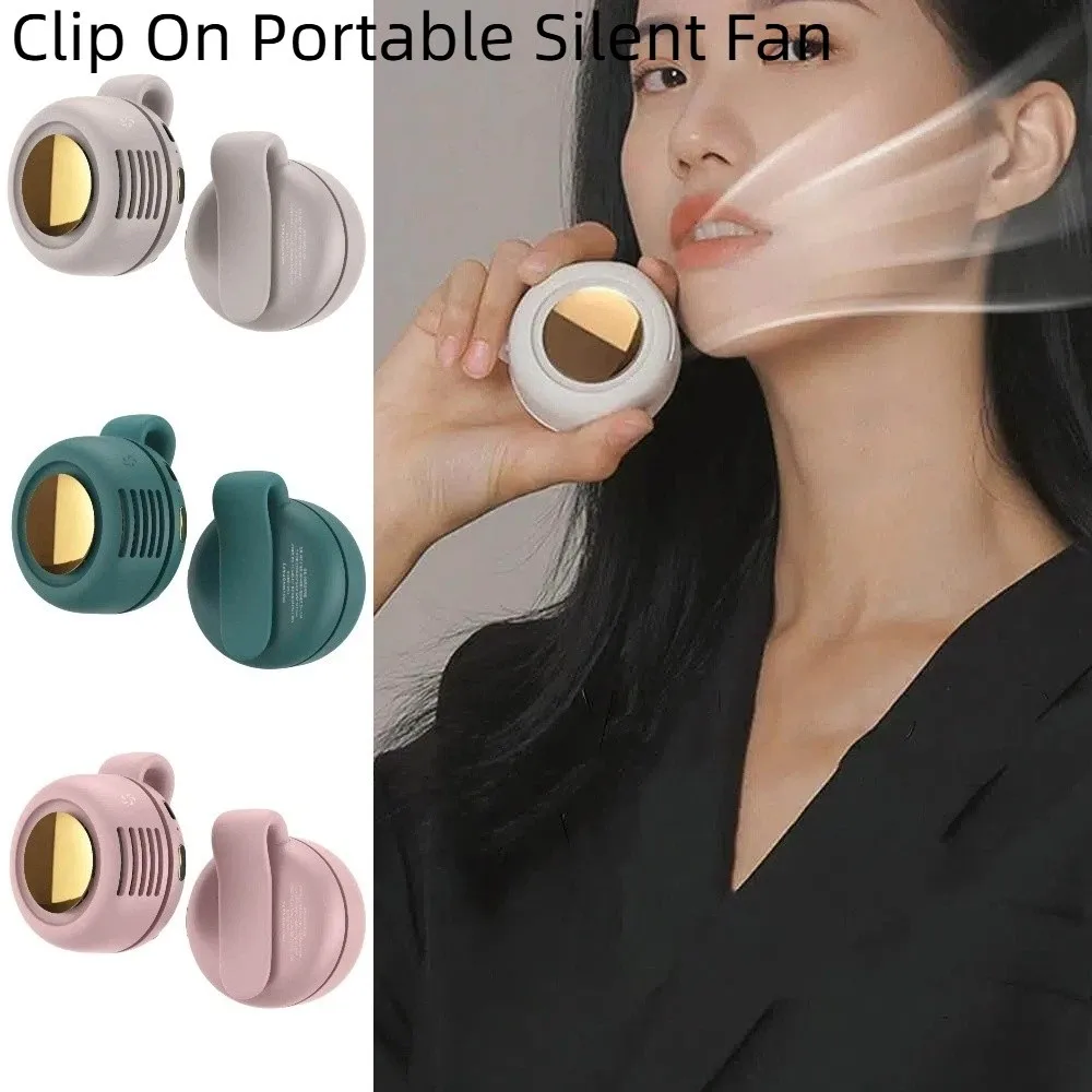 Clip On Portable Silent Fan 3-Speed Adjustable Lightweight Mini Bladeless Fan USB Rechargeable Waist Clip Fan for Outdoor&Office
Clip On Portable Silent Fan 3-Speed Adjustable Lightweight Mini Bladeless Fan USB Rechargeable Waist Clip Fan for Outdoor&Office