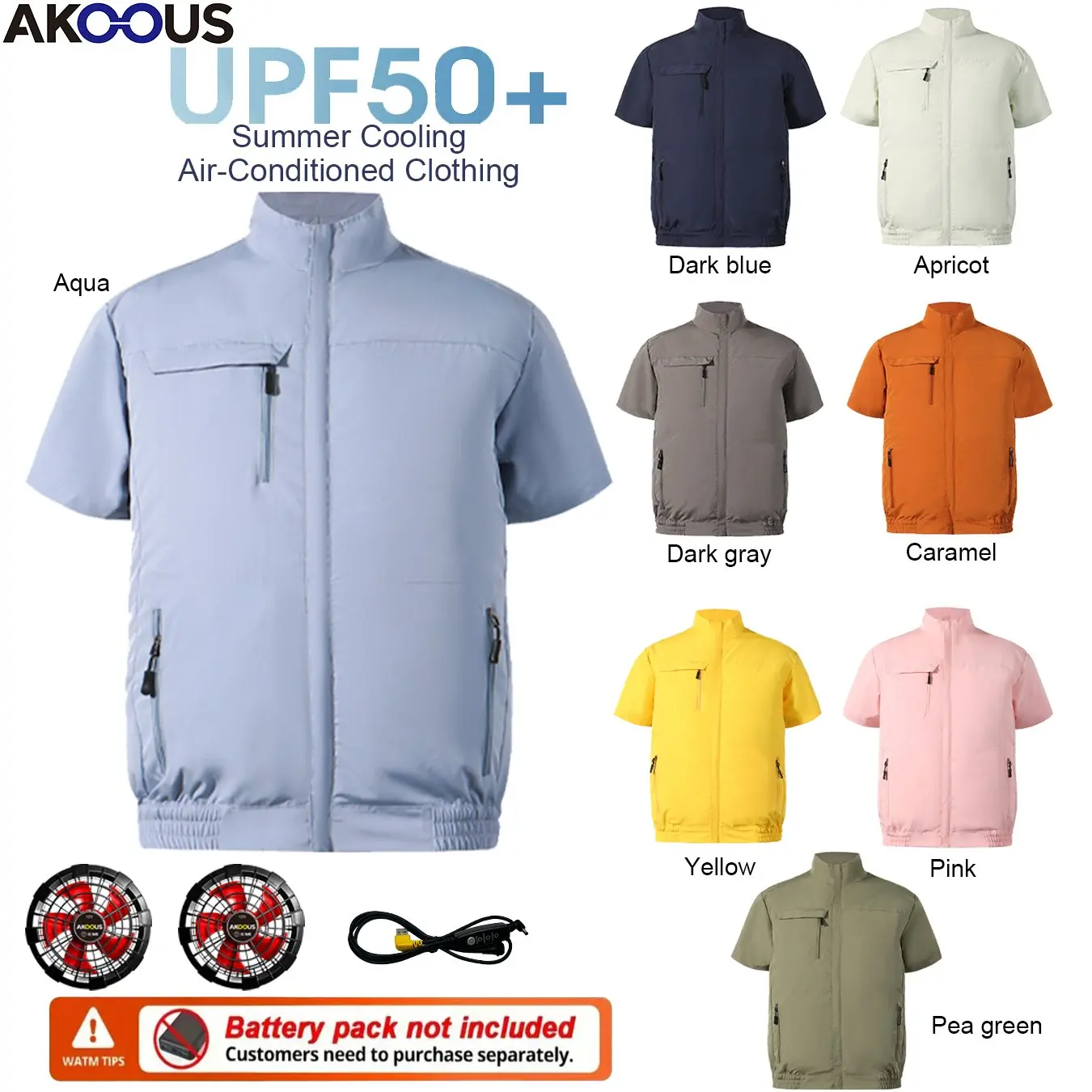 Summer Couple Ice Cooling Vest 5V/12V USB Fan Air Conditioner Clothing Short Sleeve Heat Resistant Outdoor Working Jacket
Summer Couple Ice Cooling Vest 5V/12V USB Fan Air Conditioner Clothing Short Sleeve Heat Resistant Outdoor Working Jacket