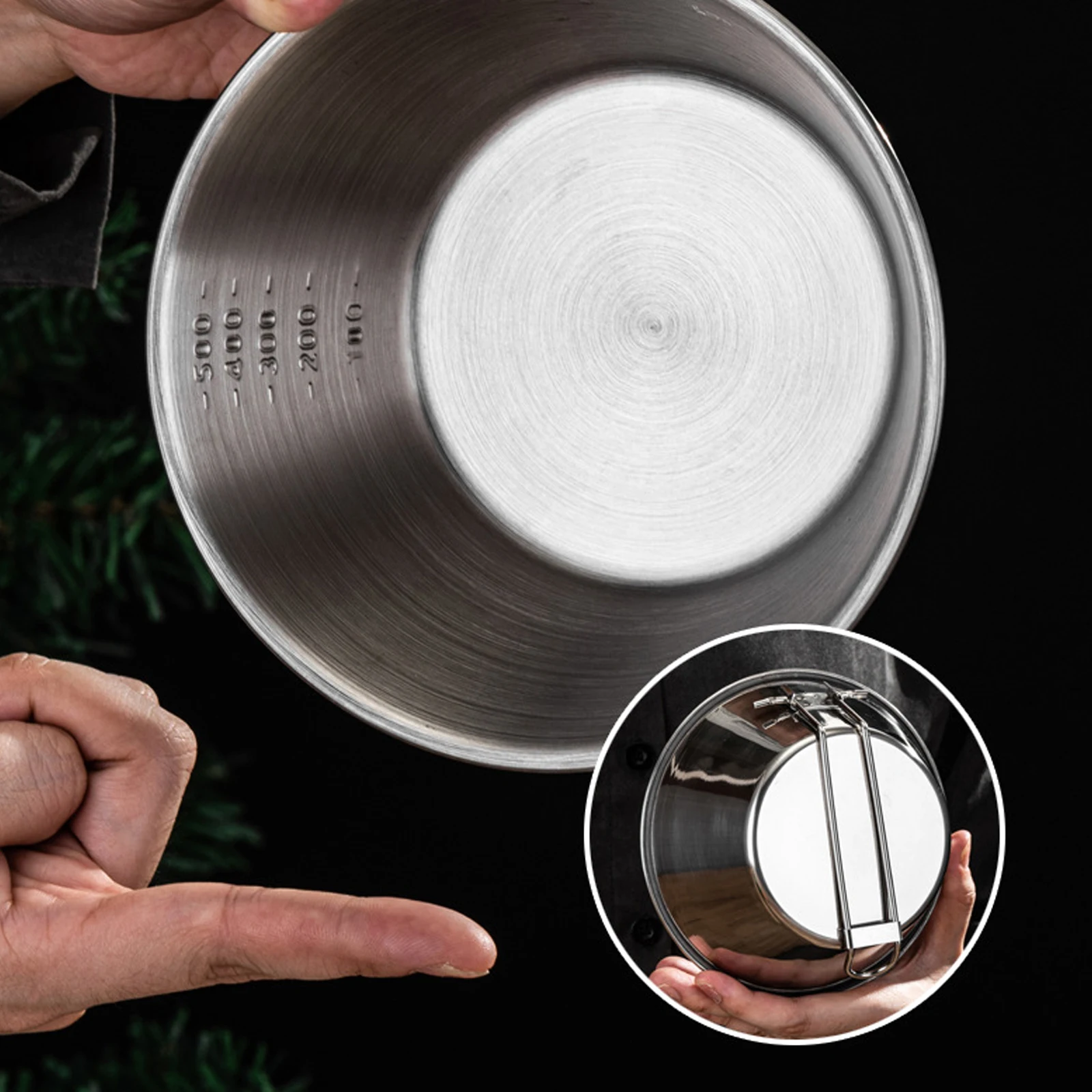 3Pcs Stainless Steel Camping Bowls Durable Compact Design for Hot Drinks Tea Salad Practical Gift for Campers High Temperature 
3Pcs Stainless Steel Camping Bowls Durable Compact Design for Hot Drinks Tea Salad Practical Gift for Campers High Temperature