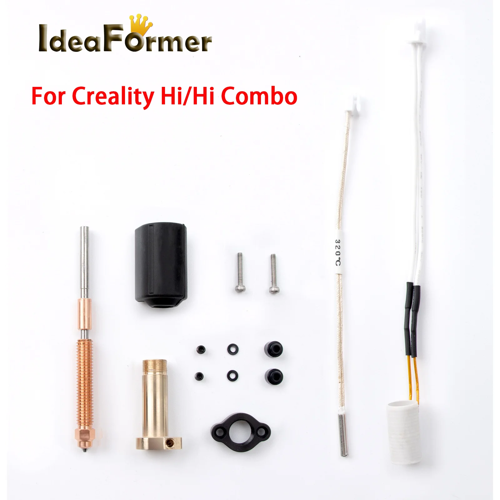 For Creality Hi Combo Hotend Kit Ceramic Heating Block Hardened Steel Quick-Swap Nozzle Print Head For Creality Hi Hot End
For Creality Hi Combo Hotend Kit Ceramic Heating Block Hardened Steel Quick-Swap Nozzle Print Head For Creality Hi Hot End