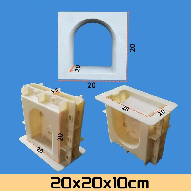 Arched 20X20X10Cm Double-Sided Hollow Cement Brick Mold, Plastic Abs Concrete Composite Mold, Decorative Wall Three In One
Arched 20X20X10Cm Double-Sided Hollow Cement Brick Mold, Plastic Abs Concrete Composite Mold, Decorative Wall Three In One