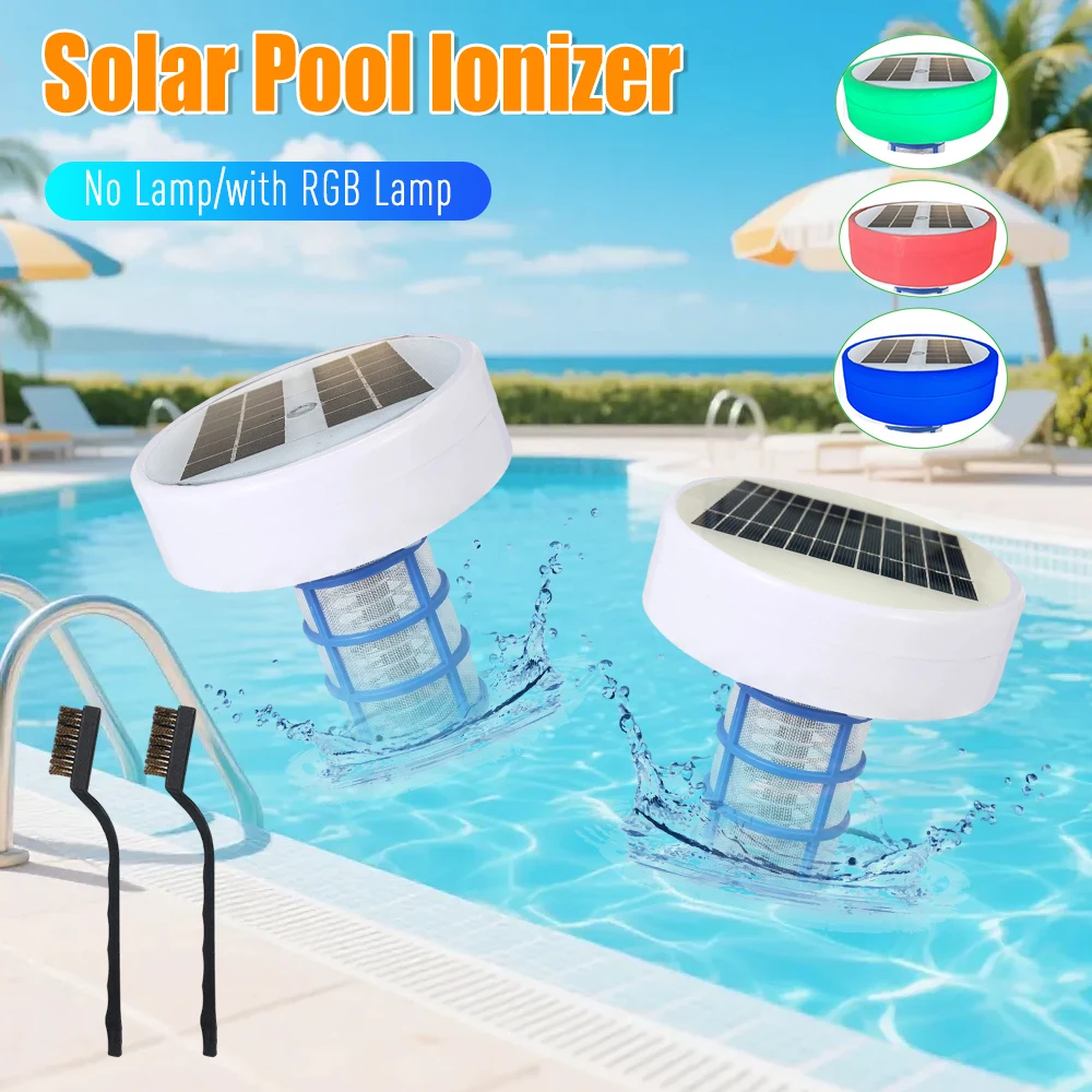 Swimming Pool Water Purifier Floating Pool Cleaner Solar Copper Pool Ionizer Algae Inhibition Chlorine-Free Water Processor
Swimming Pool Water Purifier Floating Pool Cleaner Solar Copper Pool Ionizer Algae Inhibition Chlorine-Free Water Processor