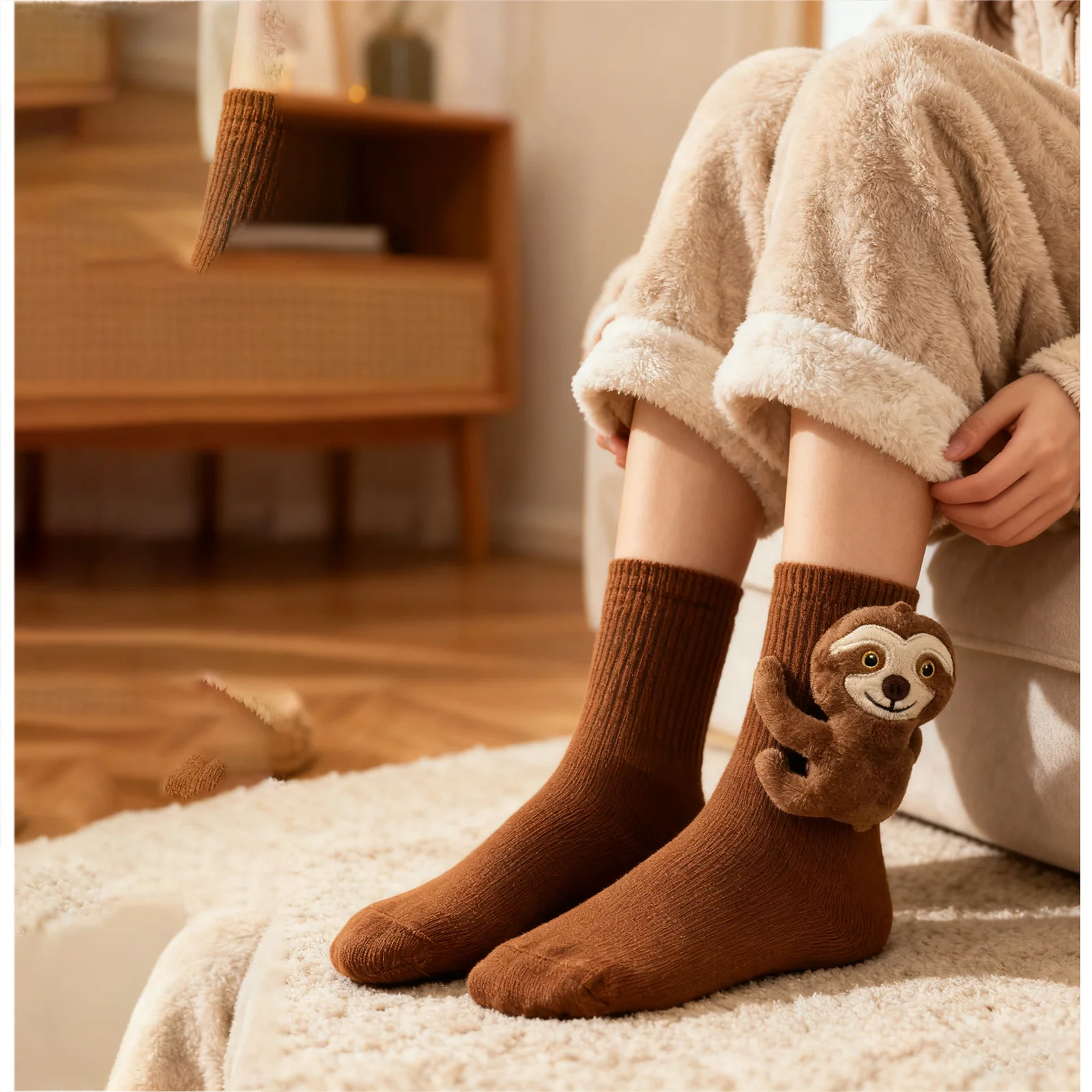 Women'S Socks Long Cotton Socks Christmas Cute Animals Knitted Floor Socks Warm Socks Sleeping Home Socks Snow Socks Navidad
Women'S Socks Long Cotton Socks Christmas Cute Animals Knitted Floor Socks Warm Socks Sleeping Home Socks Snow Socks Navidad