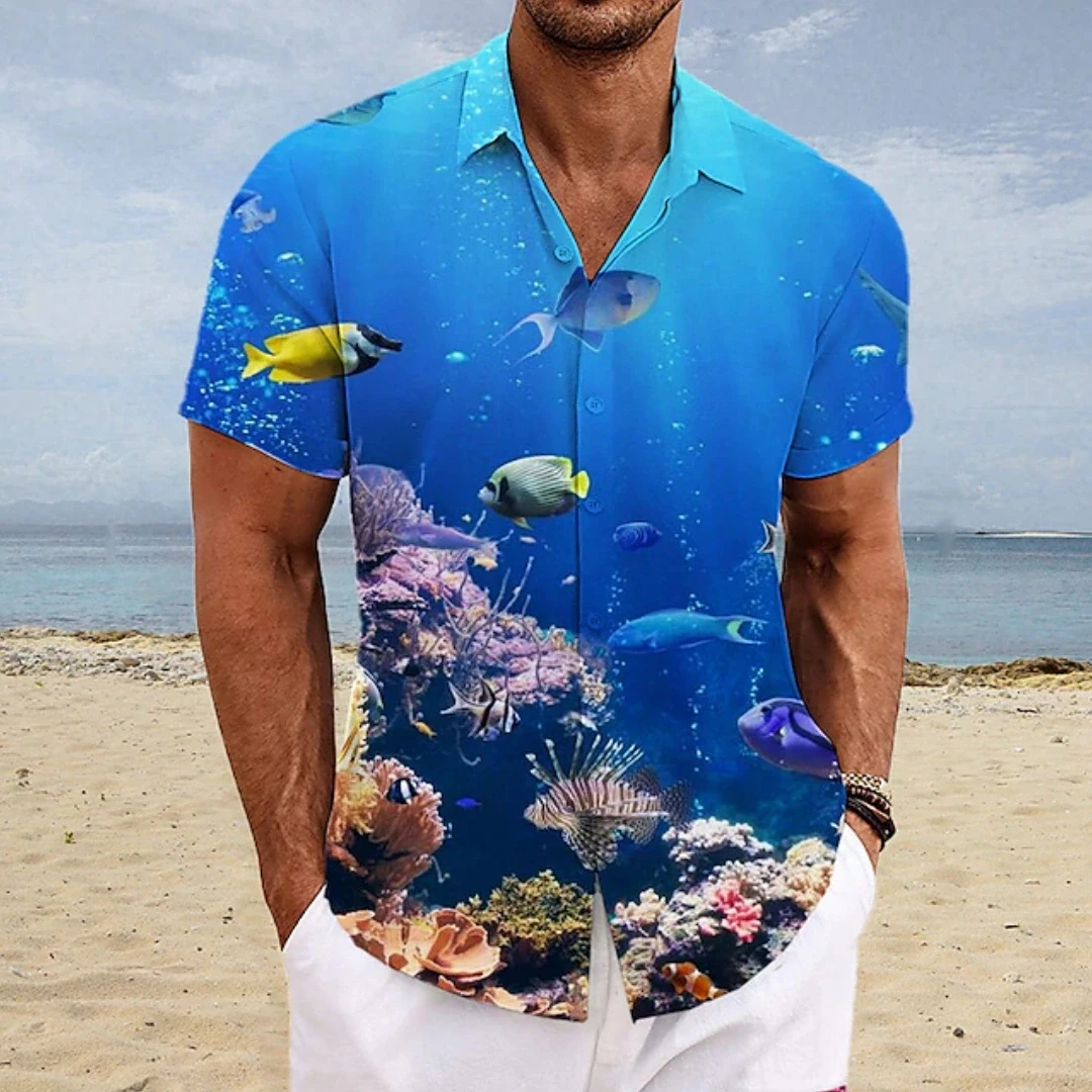 Men's Floral Shirt Casual Fashion Street Short Sleeve Tops Summer Hawaii Colorful Style Pattern Large Size Loose Men's Clothing
Men's Floral Shirt Casual Fashion Street Short Sleeve Tops Summer Hawaii Colorful Style Pattern Large Size Loose Men's Clothing
