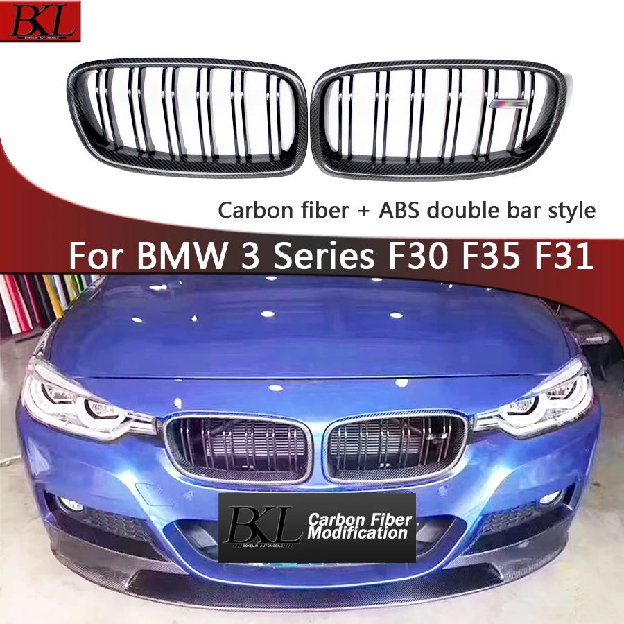 For BMW 3 Series F30 F35 F31 320i 2012-2019 Carbon Fiber Double Kidney Grille Carbon Fiber Front Bumper Car Decorative Grille
For BMW 3 Series F30 F35 F31 320i 2012-2019 Carbon Fiber Double Kidney Grille Carbon Fiber Front Bumper Car Decorative Grille