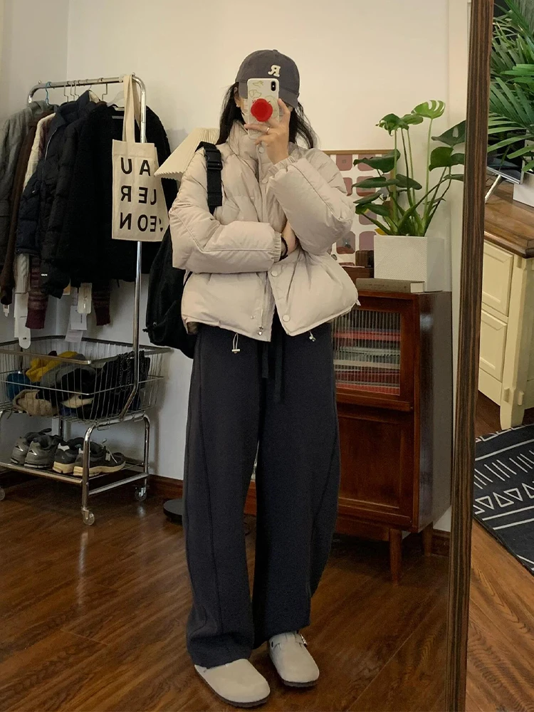 Korean Style Thickened Warmth down Cotton Jacket Outerwear for plus Size Women Winter Commute Loose Fit Short Zipper
Korean Style Thickened Warmth down Cotton Jacket Outerwear for plus Size Women Winter Commute Loose Fit Short Zipper