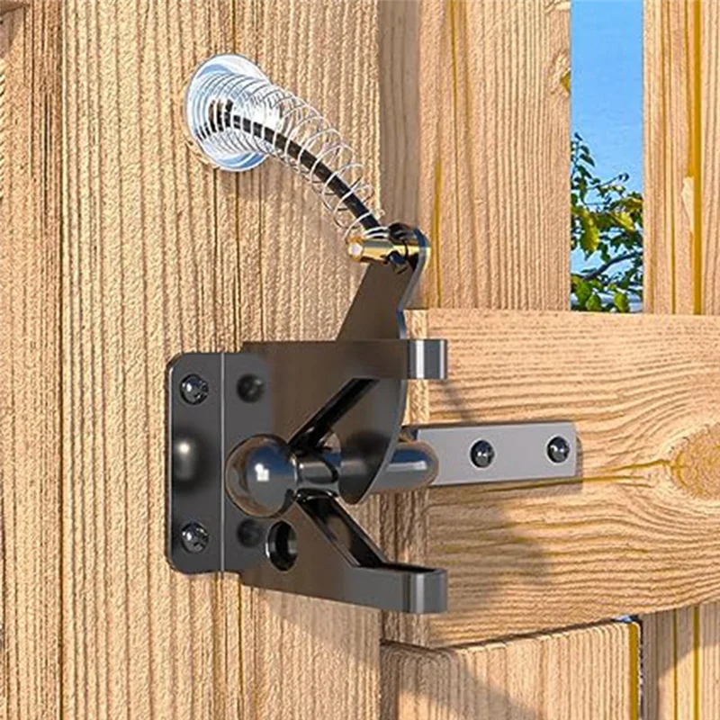 Door Latch With Spring Puller, Fence Door Lock, Fence Lock Small Lock With Rope, Suitable For Fence Gates
Door Latch With Spring Puller, Fence Door Lock, Fence Lock Small Lock With Rope, Suitable For Fence Gates
