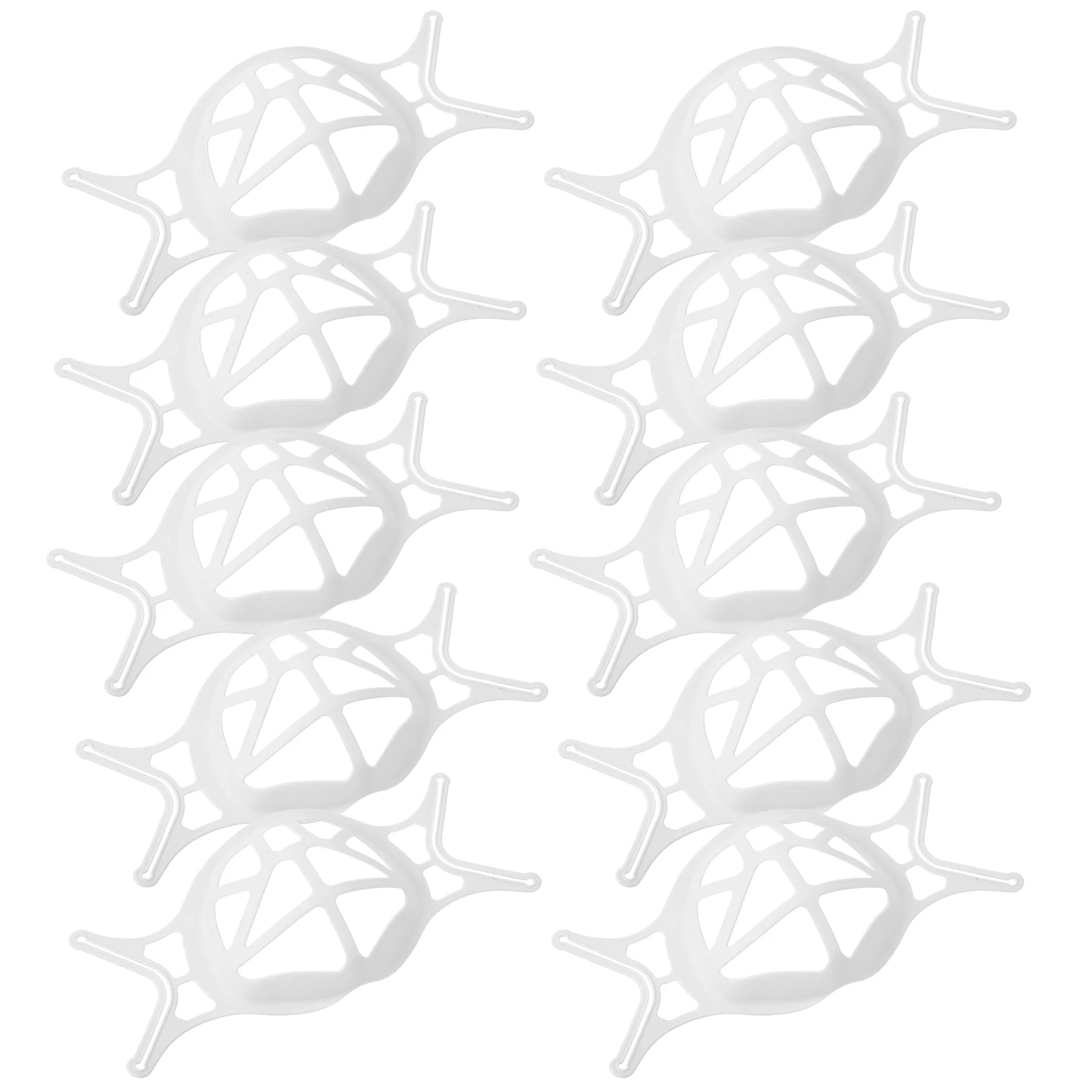 10 Pc Mask Holder Bracket Face Inner for Breathing Water Proof Reusable Support Frame Stand Plastic Brackets
10 Pc Mask Holder Bracket Face Inner for Breathing Water Proof Reusable Support Frame Stand Plastic Brackets
