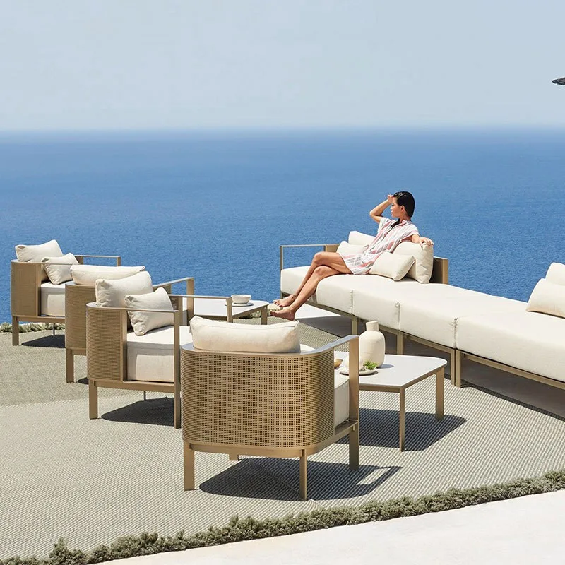 Outdoor Furniture Stainless Steel Sofa Villa Hotel Courtyard Leisure Sun Room
Outdoor Furniture Stainless Steel Sofa Villa Hotel Courtyard Leisure Sun Room
