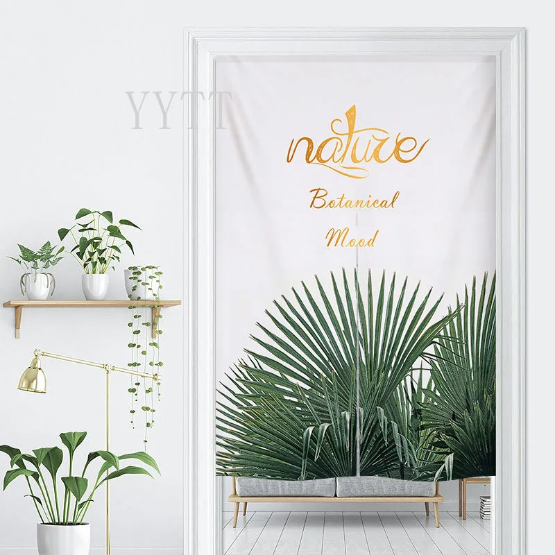 Tropics Green Plant Door Curtain Living Room Bedroom Kitchen Half-Curtain Home Entrance Doorway Partition Modern Decoration
Tropics Green Plant Door Curtain Living Room Bedroom Kitchen Half-Curtain Home Entrance Doorway Partition Modern Decoration