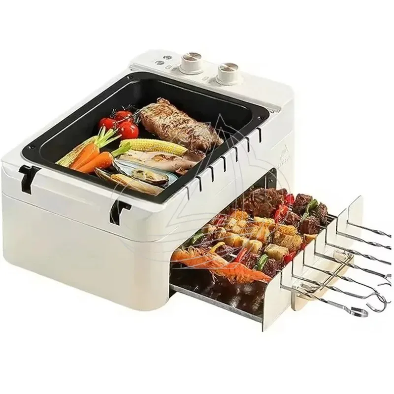 Indoor Smokeless Electric Barbecue Grill Automatic Rotating Skewer BBQ Grill for Home Party
Indoor Smokeless Electric Barbecue Grill Automatic Rotating Skewer BBQ Grill for Home Party