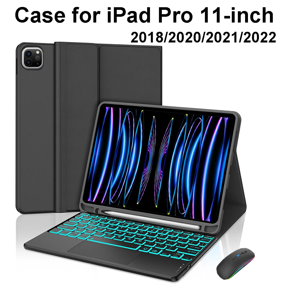 Case for iPad Pro 11Inch,Magnetic keyboard cover for iPad Pro 11inch 2018 2020 2021 2022,for iPad Pro 11 Smart Stand Cover
Case for iPad Pro 11Inch,Magnetic keyboard cover for iPad Pro 11inch 2018 2020 2021 2022,for iPad Pro 11 Smart Stand Cover