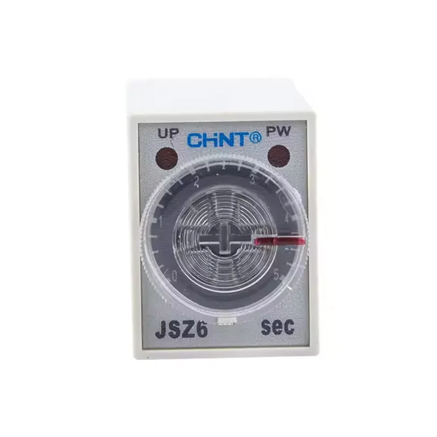 CHINT JSZ6-2 Adjustable Time Delay Relay 8Pin DPDT 5A 50Hz 1s 5s 10s 30s 60s On Delay Timer AC220V DC24V Without Base
CHINT JSZ6-2 Adjustable Time Delay Relay 8Pin DPDT 5A 50Hz 1s 5s 10s 30s 60s On Delay Timer AC220V DC24V Without Base