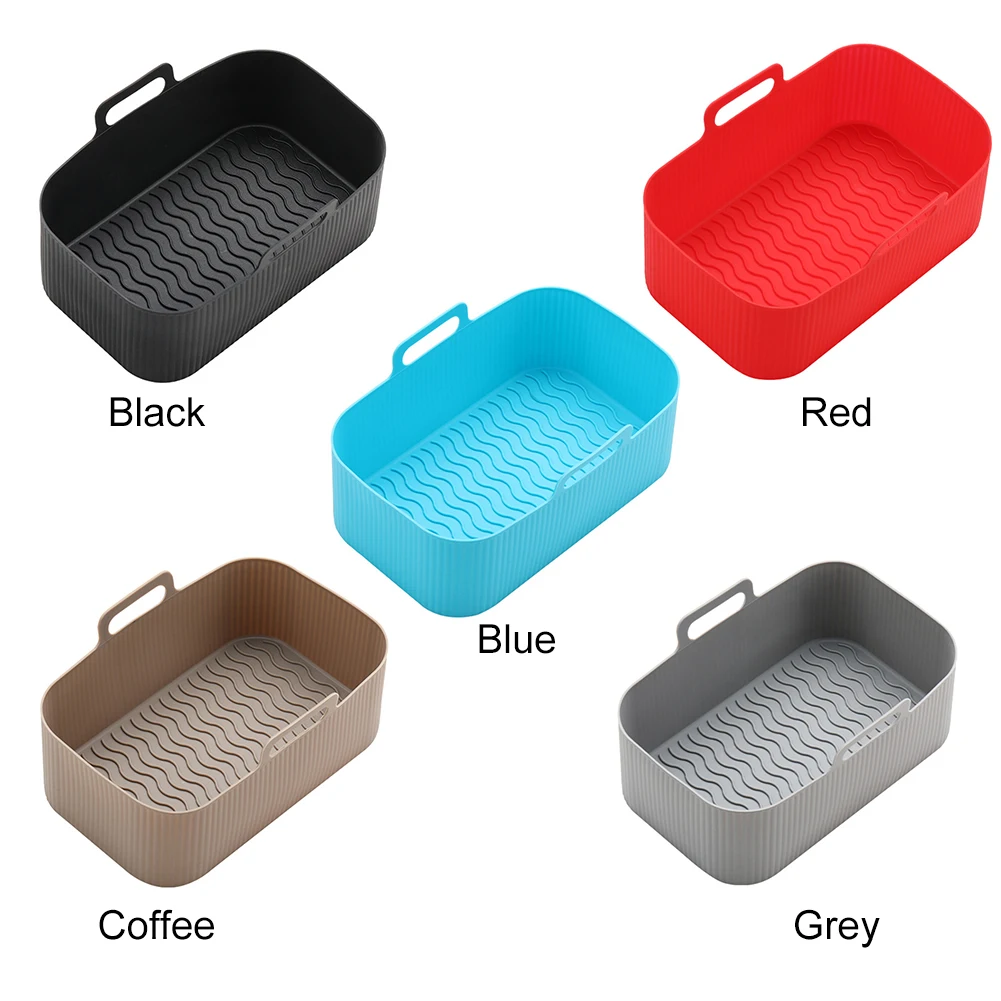 Air Fryer Silicone Liners Non-Stick Air Fryers Liner Insert Dish Rectangle Airfryer Basket for Airfryers Pan Accessories
Air Fryer Silicone Liners Non-Stick Air Fryers Liner Insert Dish Rectangle Airfryer Basket for Airfryers Pan Accessories