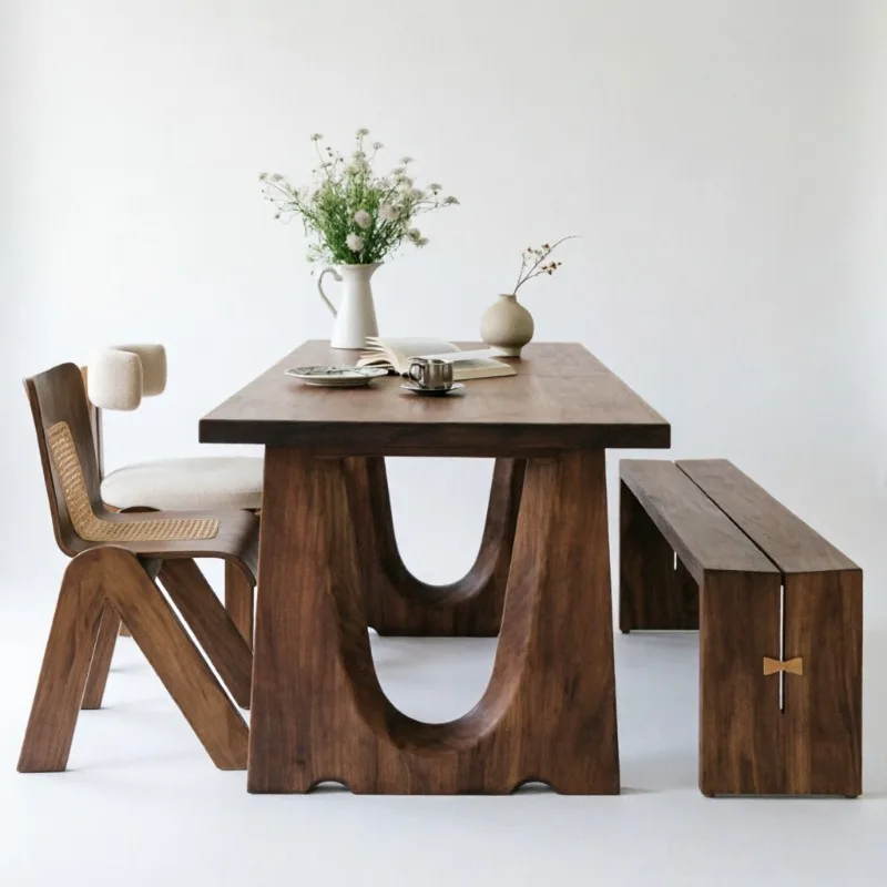 Unique Nordic Dining Table Brown Design Party Mid Century Luxury Dinner Table Office Salon Wooden Mesas De Comedor Furniture
Unique Nordic Dining Table Brown Design Party Mid Century Luxury Dinner Table Office Salon Wooden Mesas De Comedor Furniture