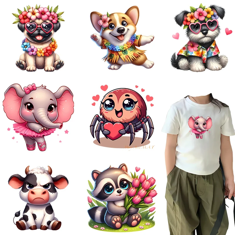 2PCS 15cm Cute Small Animal Heat Transfer T-shirt Printed DIY Decorative Stickers Iron On Girls' Clothes Bag Washable
2PCS 15cm Cute Small Animal Heat Transfer T-shirt Printed DIY Decorative Stickers Iron On Girls' Clothes Bag Washable
