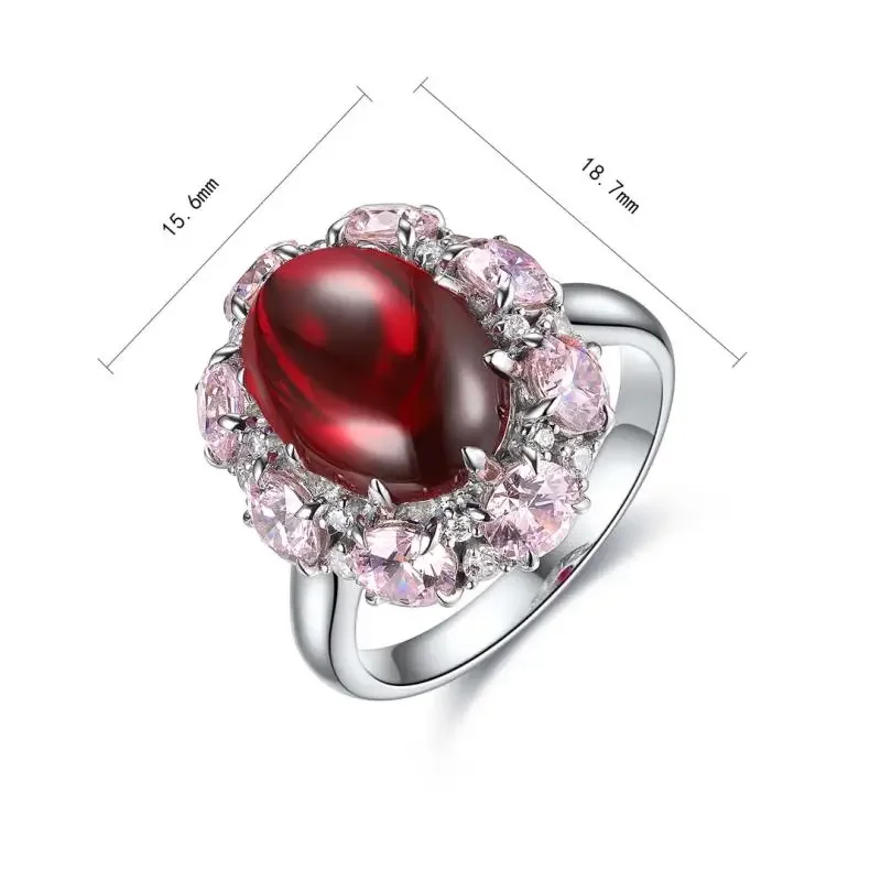 RUIF S925 Silver 2024 New Classic Style Oval Shape Ring Lab Ruby Women Jewelry Luxury Design Wedding Party
RUIF S925 Silver 2024 New Classic Style Oval Shape Ring Lab Ruby Women Jewelry Luxury Design Wedding Party