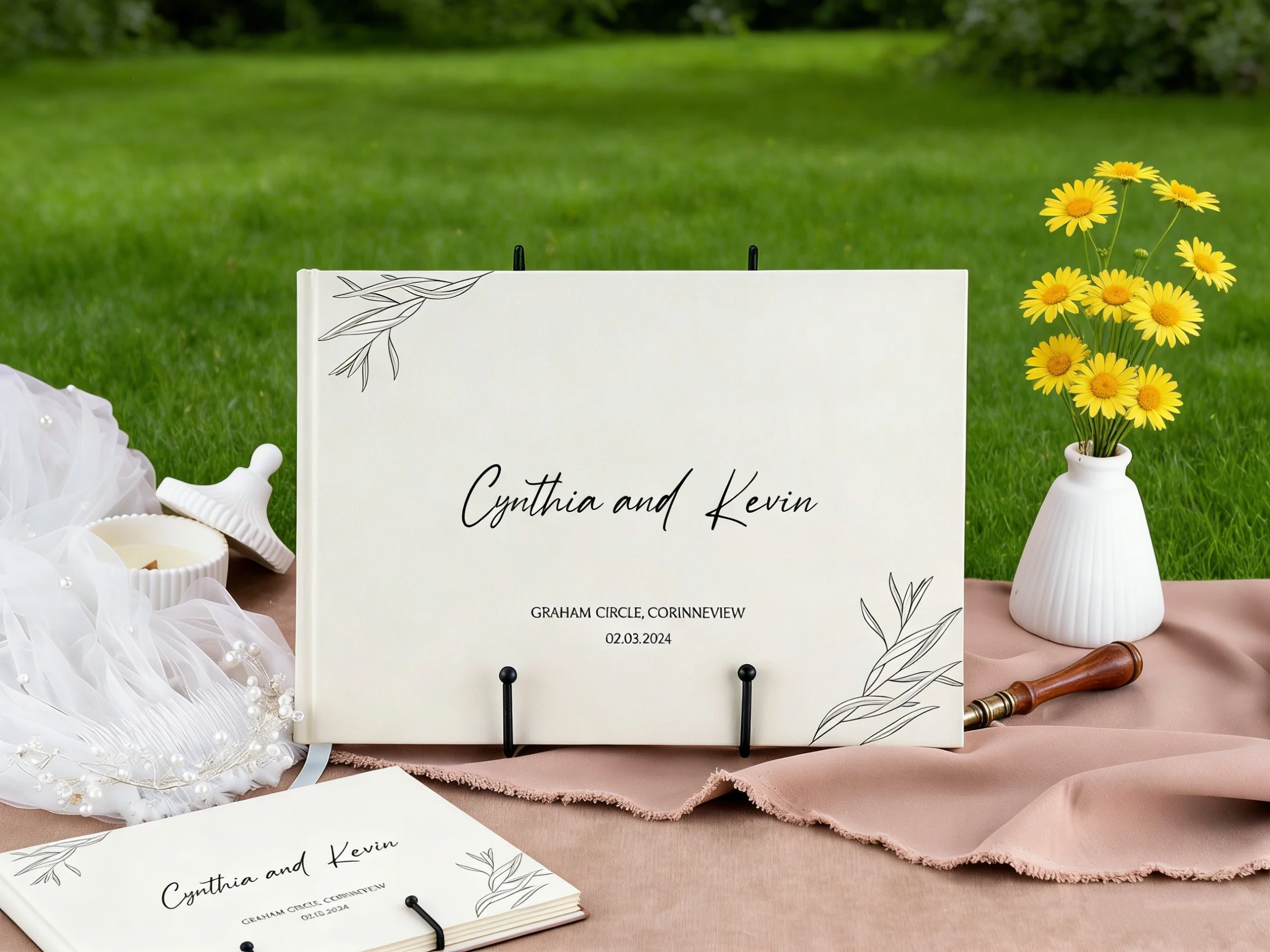 Custom Wedding Guest Book | Reception Guestbook & Photo Album Scrapbook | Wedding & Engagement Keepsake Gift for Couple
Custom Wedding Guest Book | Reception Guestbook & Photo Album Scrapbook | Wedding & Engagement Keepsake Gift for Couple