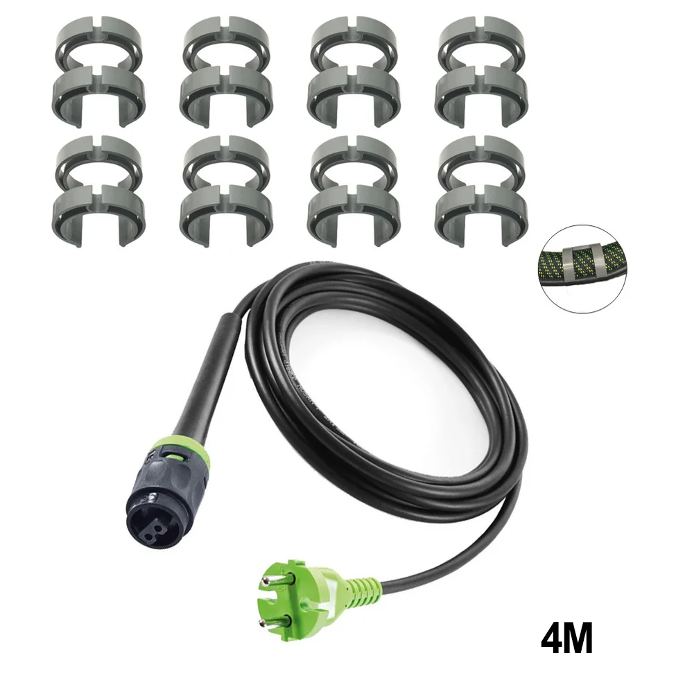 For Festool Cable H05 RN-F-4 203914 489421 Rubber Power Cord 240V 4m 7.5m With Buckles For Vacuum Cleaner Parts Accessories
For Festool Cable H05 RN-F-4 203914 489421 Rubber Power Cord 240V 4m 7.5m With Buckles For Vacuum Cleaner Parts Accessories