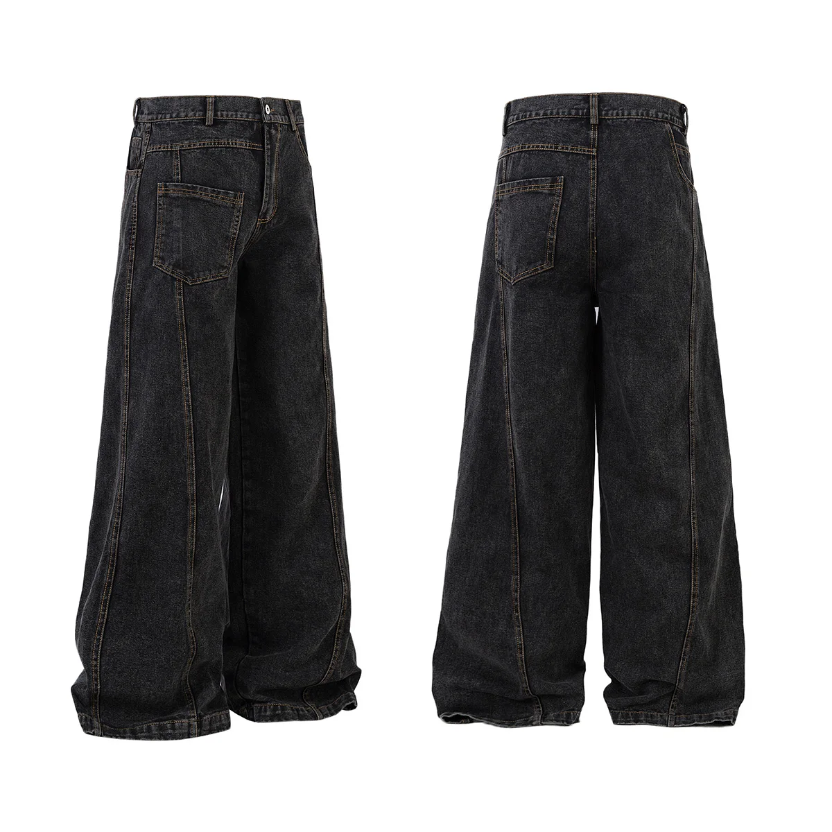 New Vintage Washed Pockets Baggy Jeans for Men Ropa Hombre Streetwear Loose Denim Trousers Oversized Straight Casual Cargo Pants
New Vintage Washed Pockets Baggy Jeans for Men Ropa Hombre Streetwear Loose Denim Trousers Oversized Straight Casual Cargo Pants