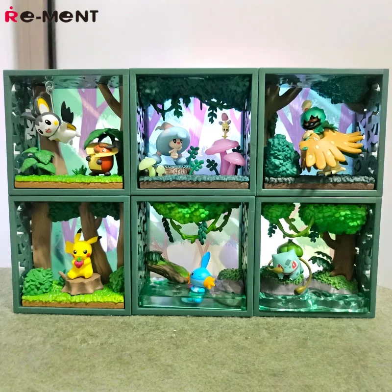 Rement Pokémon Blind Box Egg Picture Frame Collection Темно-зеленый лесной орнамент с совой-лягушкой Пикачу - модная игрушка для фанатов
Rement Pokémon Blind Box Egg Picture Frame Collection Темно-зеленый лесной орнамент с совой-лягушкой Пикачу - модная игрушка для фанатов