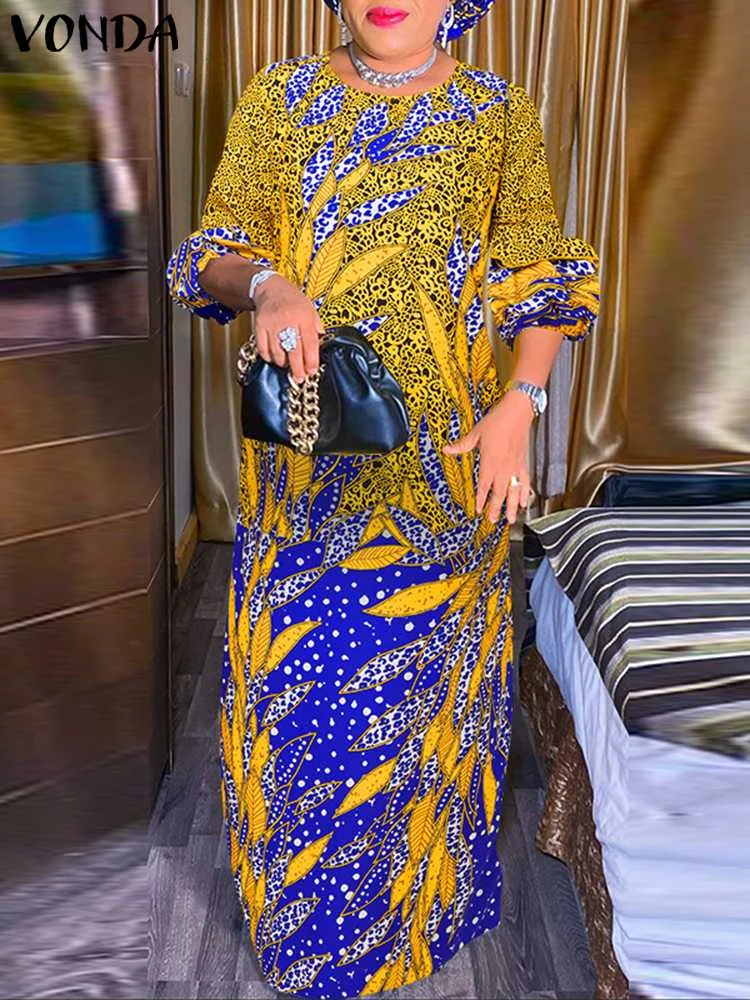 2024 VONDA Bohemian Women Long Dress Autumn Puff Sleeve Printed Maxi Sundress Casual Loose Party Vintage Oversized Robe Vestidos
2024 VONDA Bohemian Women Long Dress Autumn Puff Sleeve Printed Maxi Sundress Casual Loose Party Vintage Oversized Robe Vestidos
