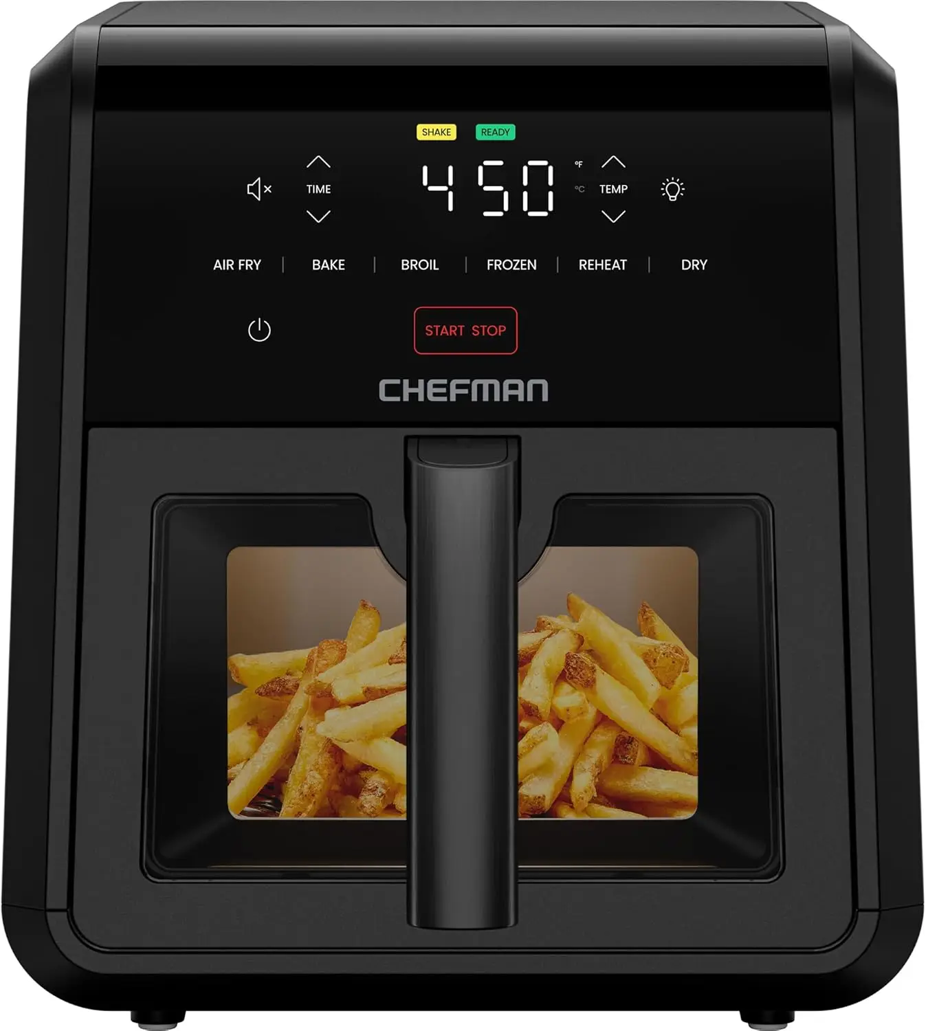 7-Quart Air Fryer with 6-in-1 Functions, 450°F Turbo Cooking for Crispy Results, Compact Design
7-Quart Air Fryer with 6-in-1 Functions, 450°F Turbo Cooking for Crispy Results, Compact Design