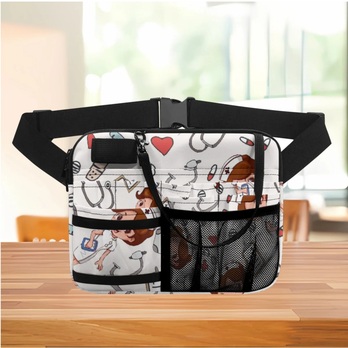 Multi Pocket Adjustable Practical Waist Bag Kawaii Nursing Hospital Belt Bags for Stethoscopes Care Kit Nursing Student Tools
Multi Pocket Adjustable Practical Waist Bag Kawaii Nursing Hospital Belt Bags for Stethoscopes Care Kit Nursing Student Tools