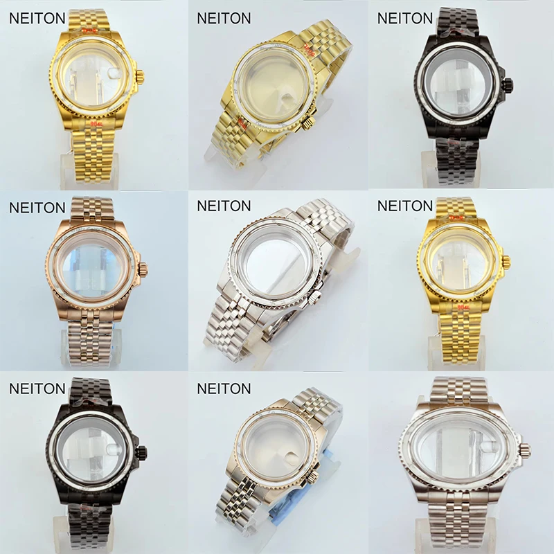 NEITON 40mm sapphire glass silver watch case fit NH36 NH34 ETA2824 2836 Miyota8205 8215 Mingzhu DG2813 3804 PT5000 NH35 movement 
NEITON 40mm sapphire glass silver watch case fit NH36 NH34 ETA2824 2836 Miyota8205 8215 Mingzhu DG2813 3804 PT5000 NH35 movement