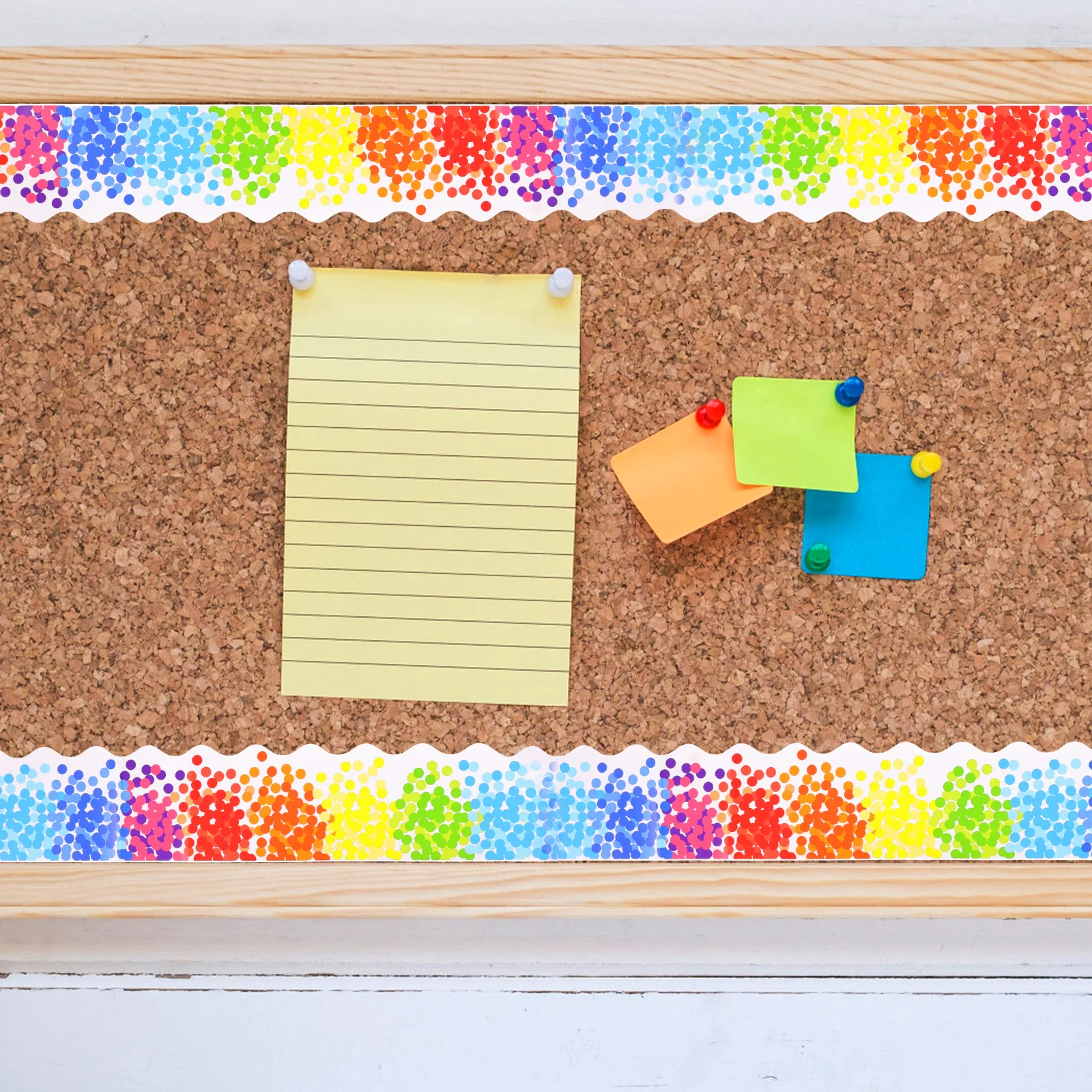 Colorful Stickers Bulletin Board Decor Wall Classroom Doors Desks Multicolored Decoration Safe Cut to Length
Colorful Stickers Bulletin Board Decor Wall Classroom Doors Desks Multicolored Decoration Safe Cut to Length