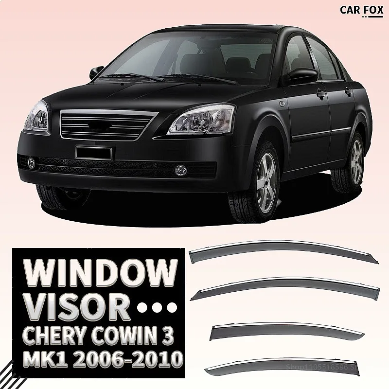 For Chery Cowin 3 2006-2010 Car Window Visor Rain Sun Shade Side Shield Auto Accessories
For Chery Cowin 3 2006-2010 Car Window Visor Rain Sun Shade Side Shield Auto Accessories