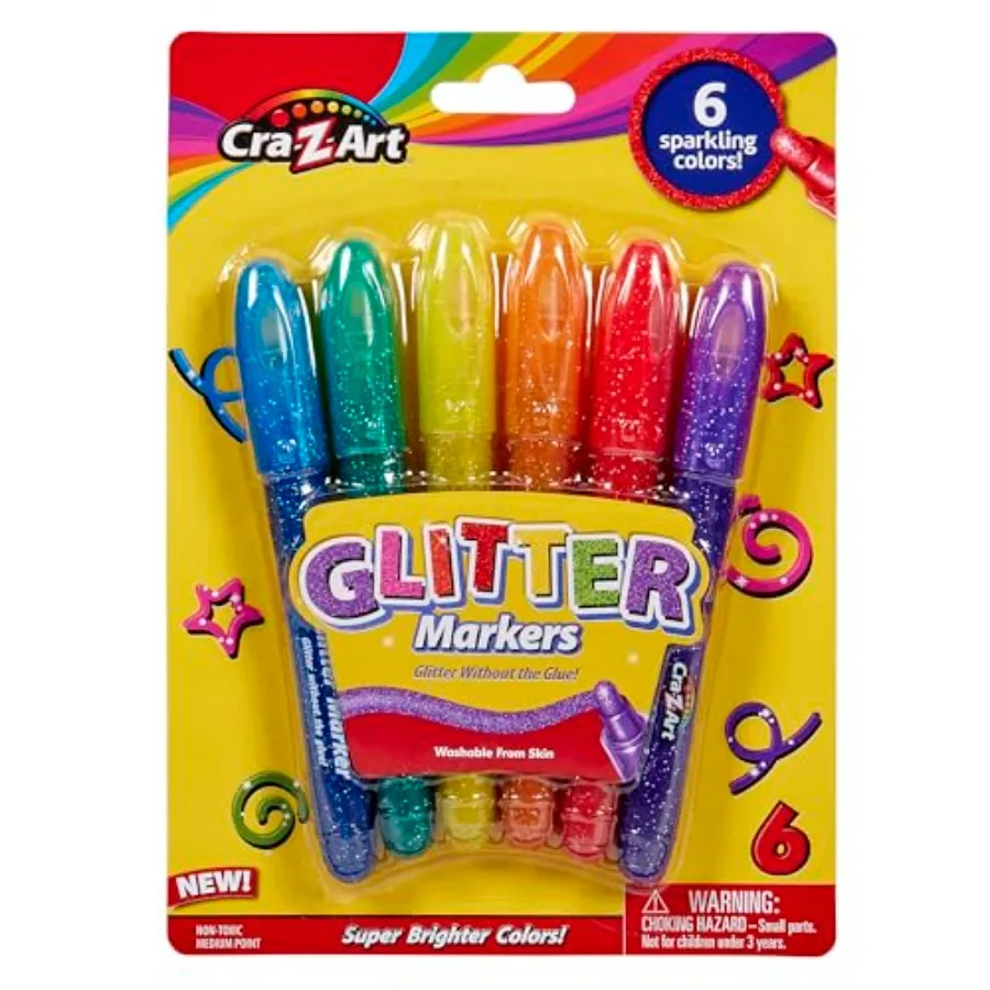 Glitter Markers, 6 Count 10050
Glitter Markers, 6 Count 10050