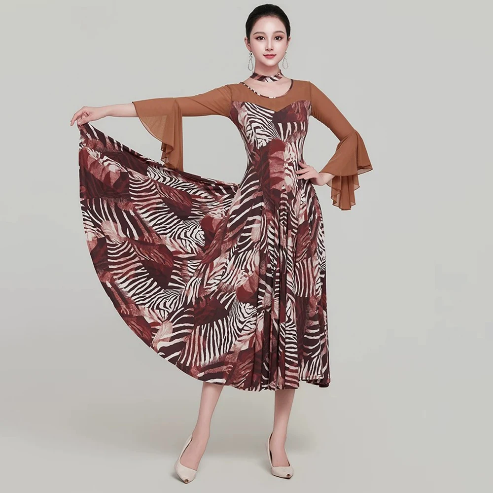 2026 New Modern Dance Dresses Women Performance Ballroom Dance Outfits Big Swing Foxtrot Waltz Practice Costumes
2026 New Modern Dance Dresses Women Performance Ballroom Dance Outfits Big Swing Foxtrot Waltz Practice Costumes