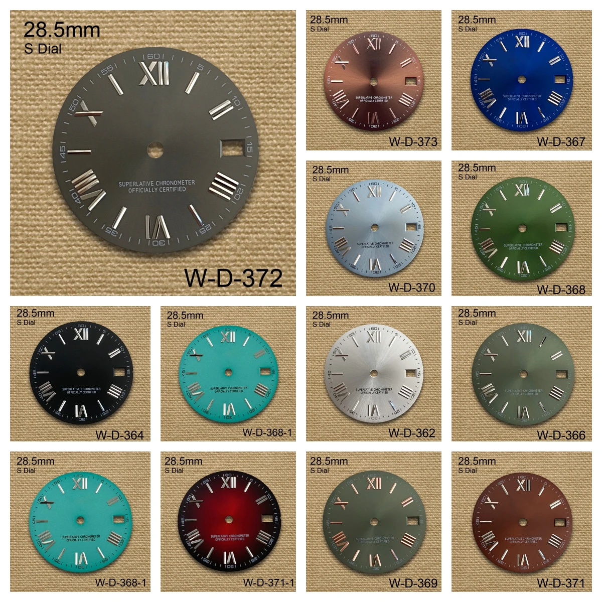High quality Roman S Logo Dial 28.5mm NH35 Dial suitable For NH35/NH36 Movements Watch Modification Accessories
High quality Roman S Logo Dial 28.5mm NH35 Dial suitable For NH35/NH36 Movements Watch Modification Accessories