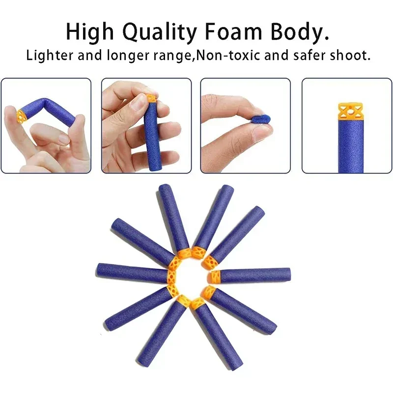 1000-50 шт. синих полых дротиков, сменные пенопластовые пульки для бластеров Nerf N-Strike Elite, 7,2 см
1000-50 шт. синих полых дротиков, сменные пенопластовые пульки для бластеров Nerf N-Strike Elite, 7,2 см
