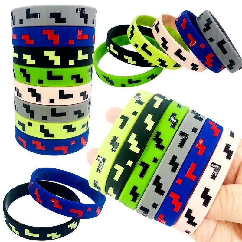 6pcs Minecraft Themed Children Silicone Wristbands Anime Games Boys Girls Wrist Silicone Wristbands Engraved Colored Wristbands
6pcs Minecraft Themed Children Silicone Wristbands Anime Games Boys Girls Wrist Silicone Wristbands Engraved Colored Wristbands