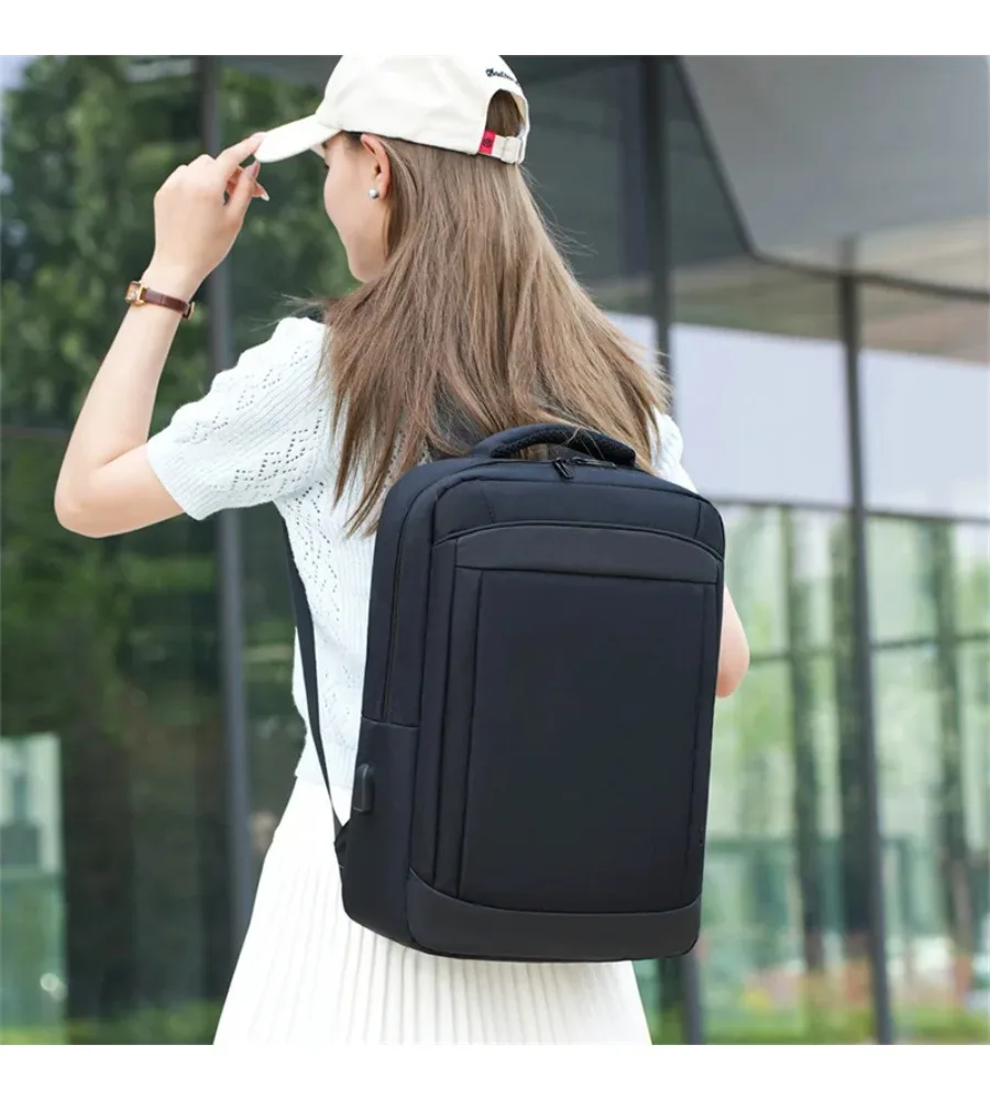 Offers versatile use this fashionable backpack serves as school bag outdoor pack and business laptop bag
Offers versatile use this fashionable backpack serves as school bag outdoor pack and business laptop bag