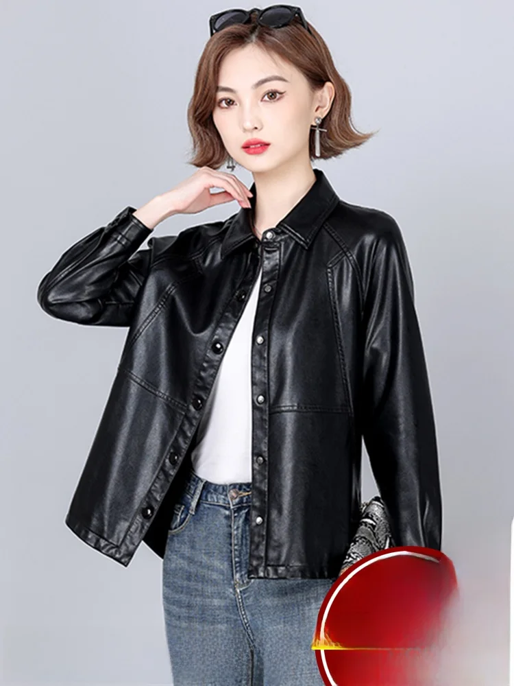 Ning Genuine Leather Jaet Women's ort eepskin Coat 2025 Spring Autumn New Sle Versatile Loose plus Size Outerwear
Ning Genuine Leather Jaet Women's ort eepskin Coat 2025 Spring Autumn New Sle Versatile Loose plus Size Outerwear