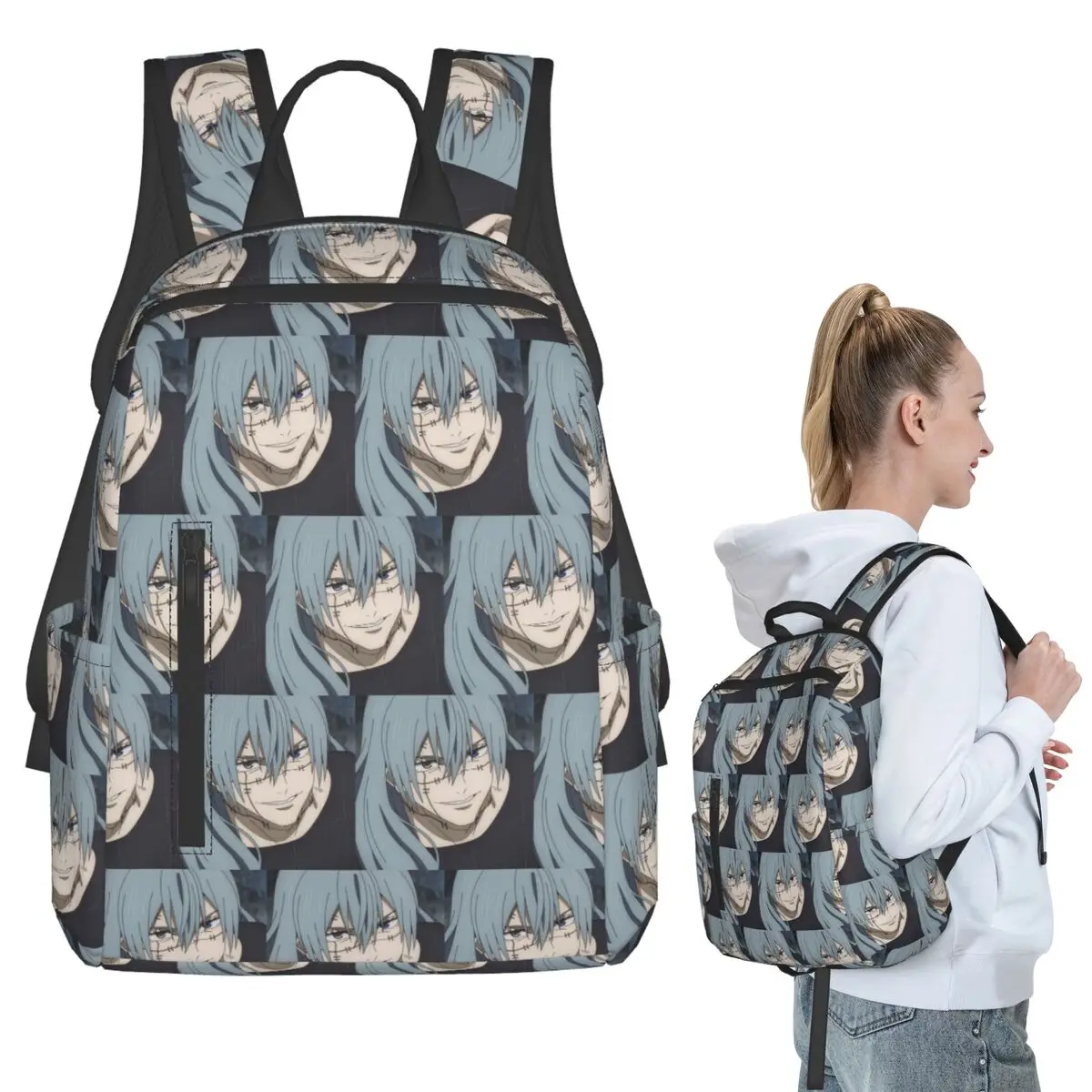Jujutsu Kaisen Mahito Anime Backpack Student BookBag Children School Bag Laptop Shoulder Bags Men Women
Jujutsu Kaisen Mahito Anime Backpack Student BookBag Children School Bag Laptop Shoulder Bags Men Women