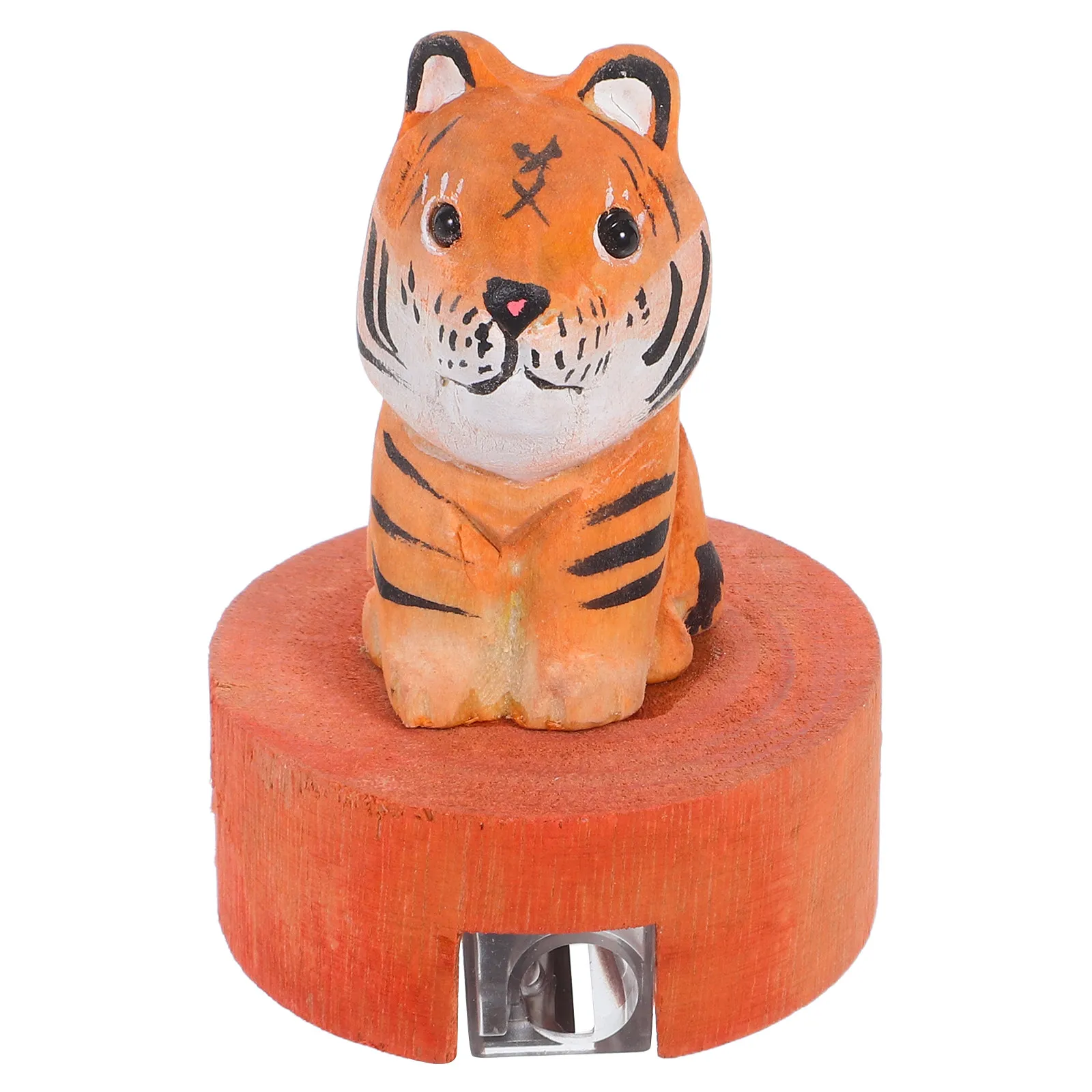 Cute Tiger Wooden Animal Design Kids Manual Handheld For School Home Travel Small Portable Crayons Classroom Essentials Cartoon
Cute Tiger Wooden Animal Design Kids Manual Handheld For School Home Travel Small Portable Crayons Classroom Essentials Cartoon