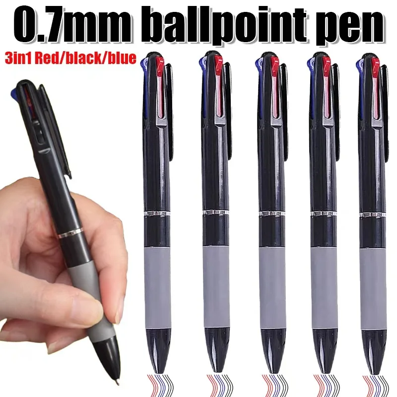Шариковая ручка 3 в 1, красные/черные/синие чернила, 0,7 мм, канцелярские принадлежности для тонкого письма для студентов, офисные школьные принадлежности
Шариковая ручка 3 в 1, красные/черные/синие чернила, 0,7 мм, канцелярские принадлежности для тонкого письма для студентов, офисные школьные принадлежности