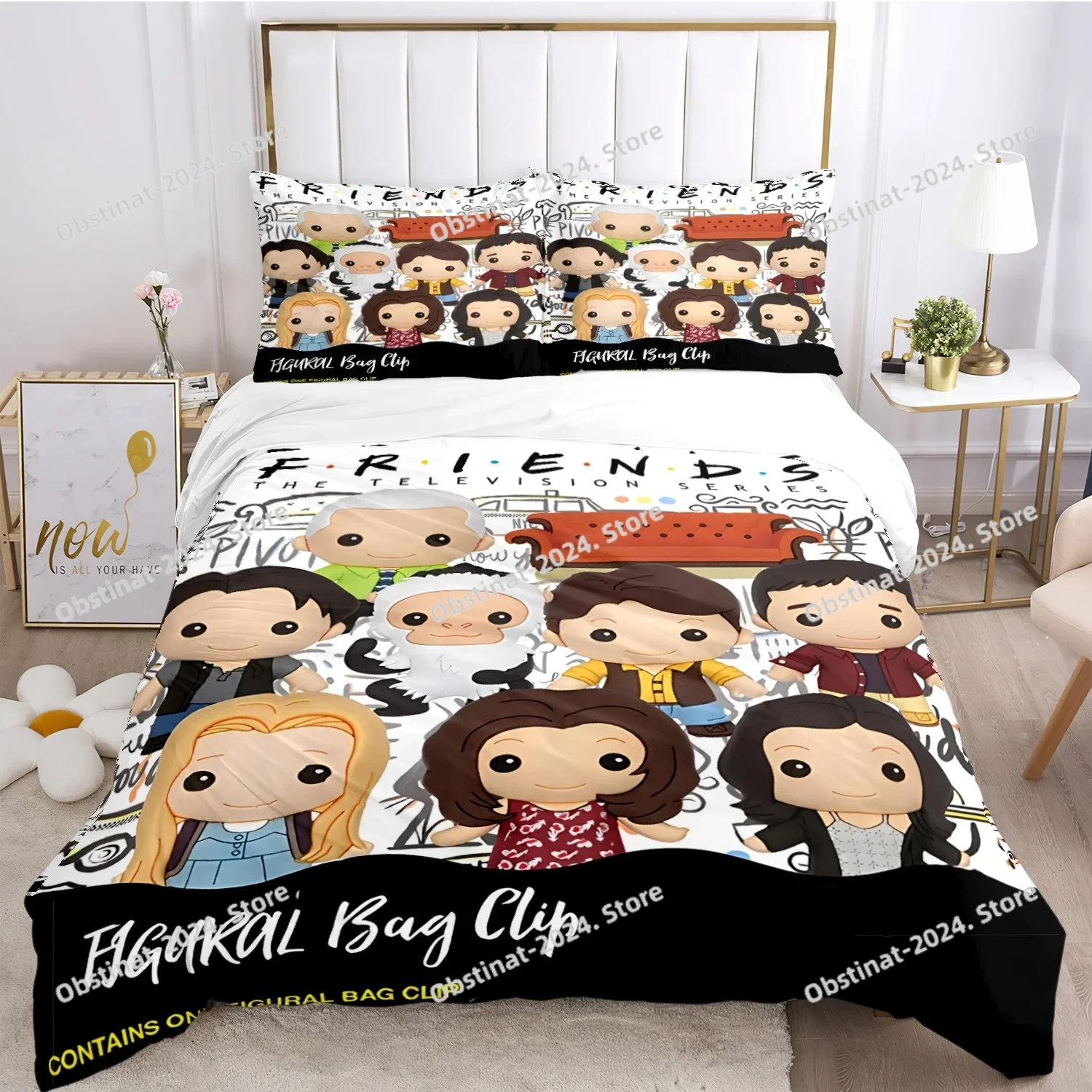 3D Friends Funny anime All Season Bedding Set Print single Comforter Quilt Duvet Cover Pillow Case 3 Pieces Sets Kids Adult Size
3D Friends Funny anime All Season Bedding Set Print single Comforter Quilt Duvet Cover Pillow Case 3 Pieces Sets Kids Adult Size