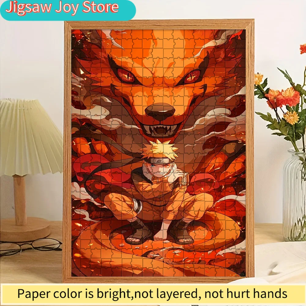 Anime Naruto Uzumaki With Kurama Nine Tails Fox Fiery Orange Scene Paper Puzzle, Premium High Definition Vivid Print, Smooth Bur
Anime Naruto Uzumaki With Kurama Nine Tails Fox Fiery Orange Scene Paper Puzzle, Premium High Definition Vivid Print, Smooth Bur