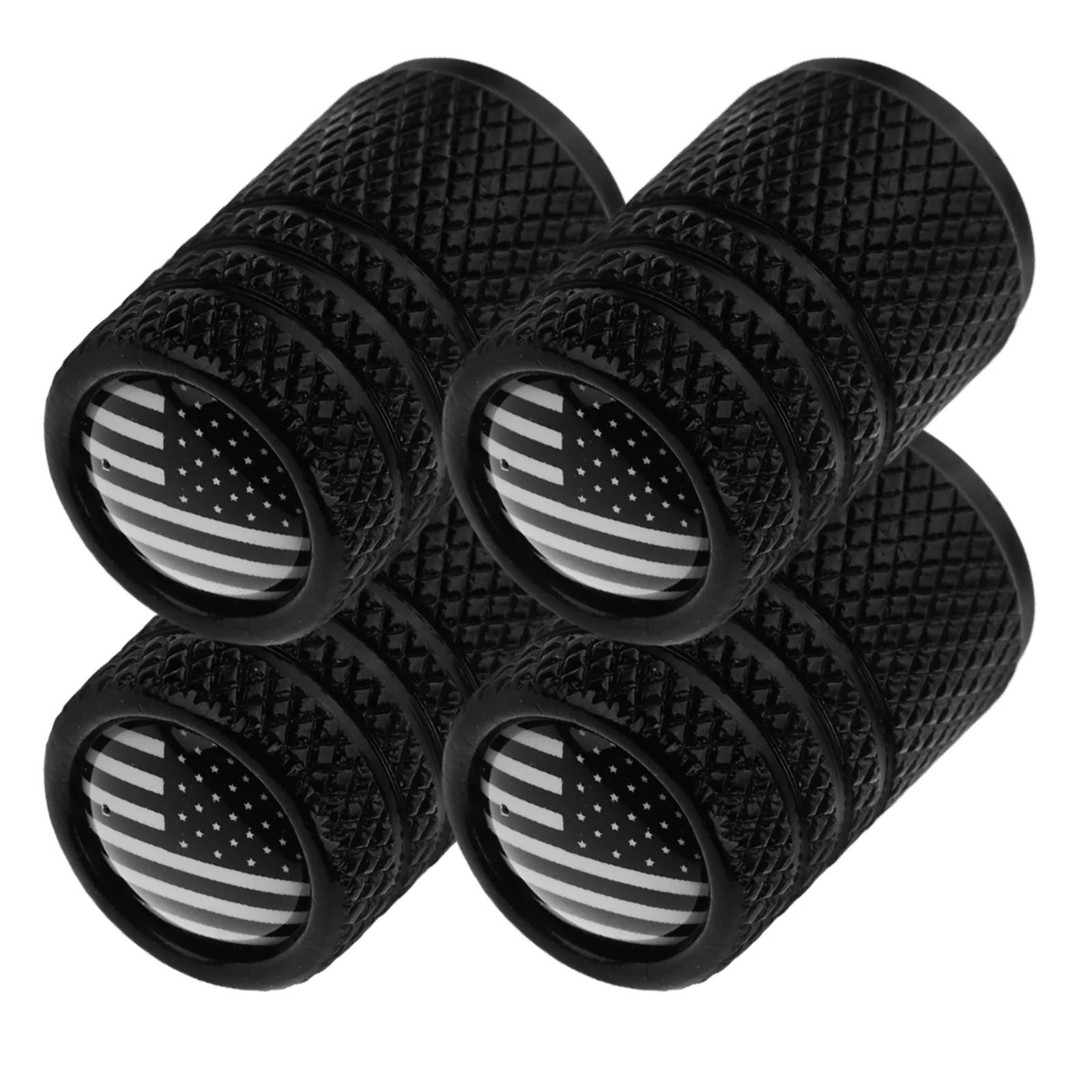4 Pcs Aluminum Alloy Valve Stem Caps American Flag Tire Cover Universal Car Truck Motorcycle Black Anti Dust Wheel Accessories
4 Pcs Aluminum Alloy Valve Stem Caps American Flag Tire Cover Universal Car Truck Motorcycle Black Anti Dust Wheel Accessories