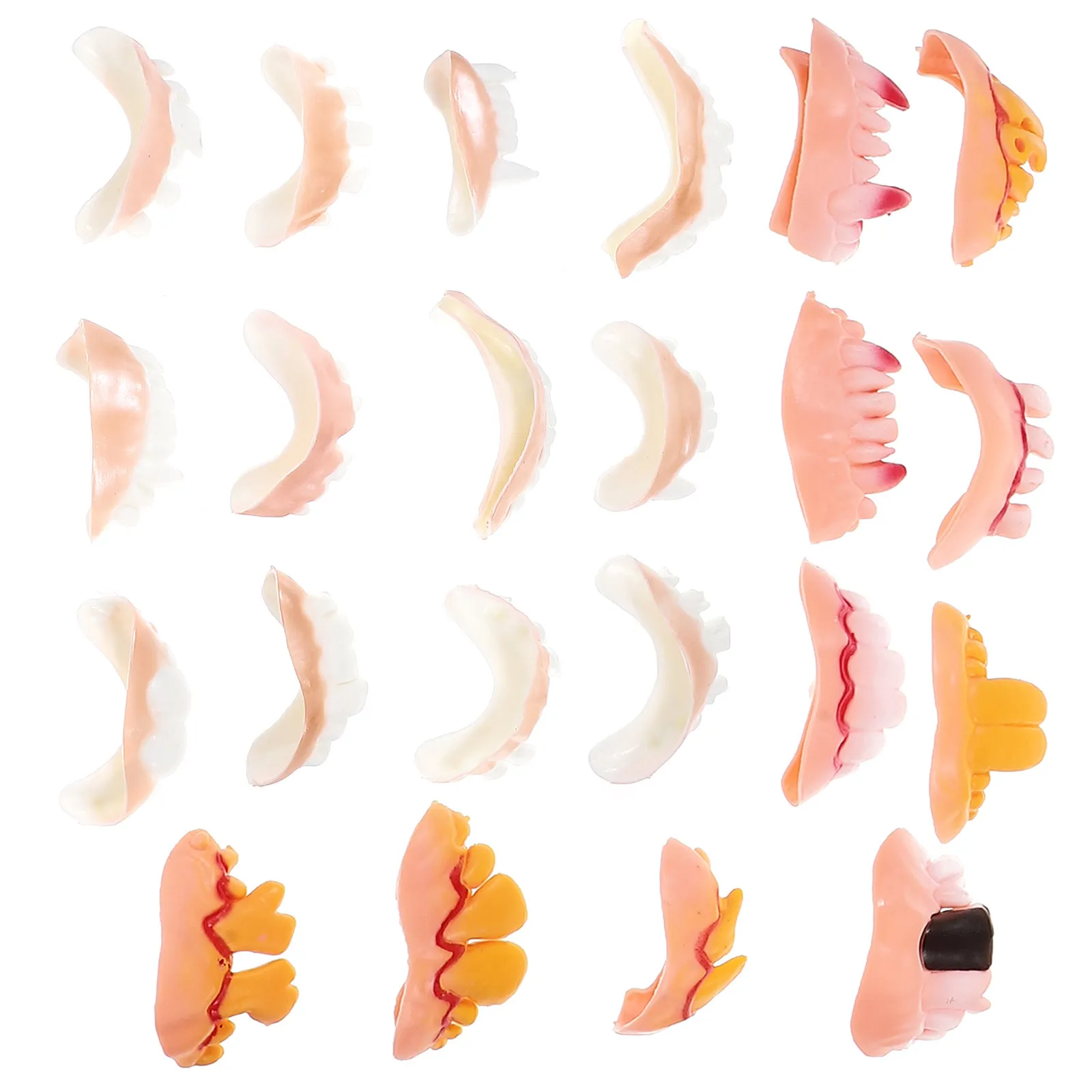 22Pcs Halloween Dentures Fake Teeth Props Scary Costume Party Pranking Accessories Horror Decoration Halloween Dentures
22Pcs Halloween Dentures Fake Teeth Props Scary Costume Party Pranking Accessories Horror Decoration Halloween Dentures